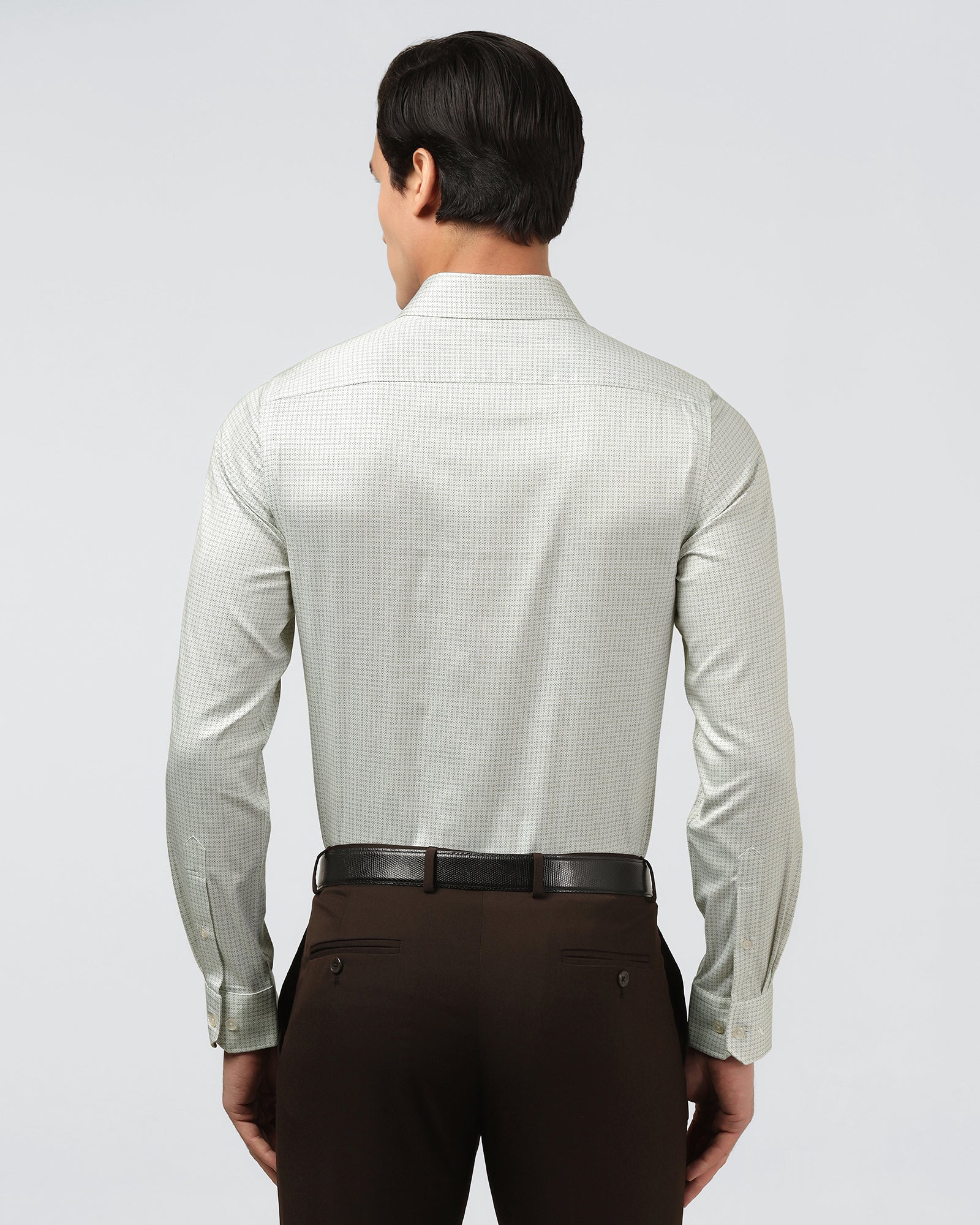 Light Green Printed Shirt - Tiffany