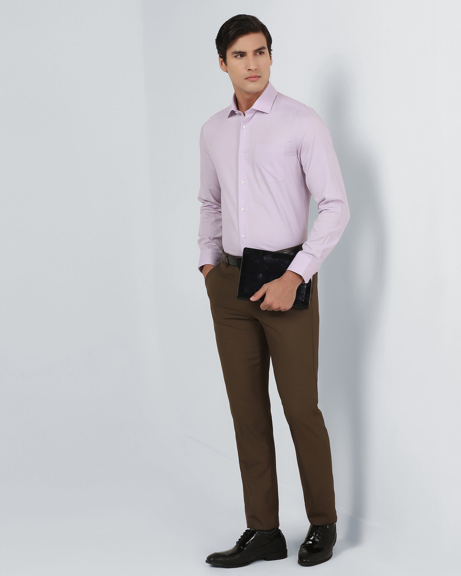 Light Pink Textured Shirt - Hawker
