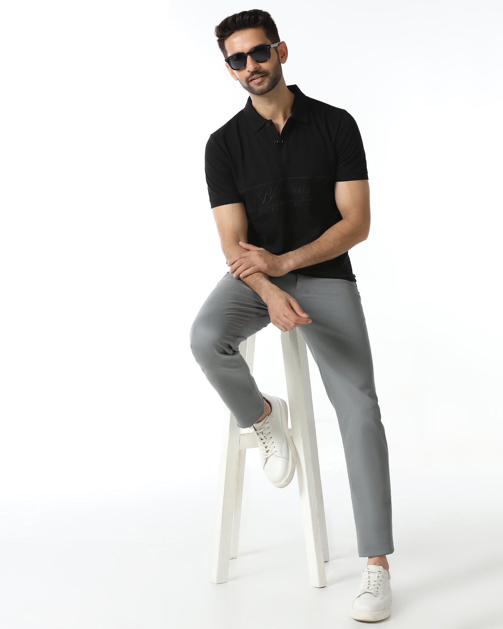 Light Blue Bleed Zero Slim Fit Jeans - Rene