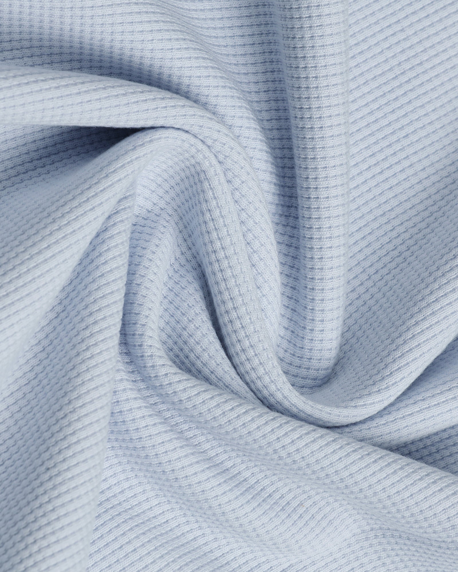 Light Blue Textured Polo - Contra