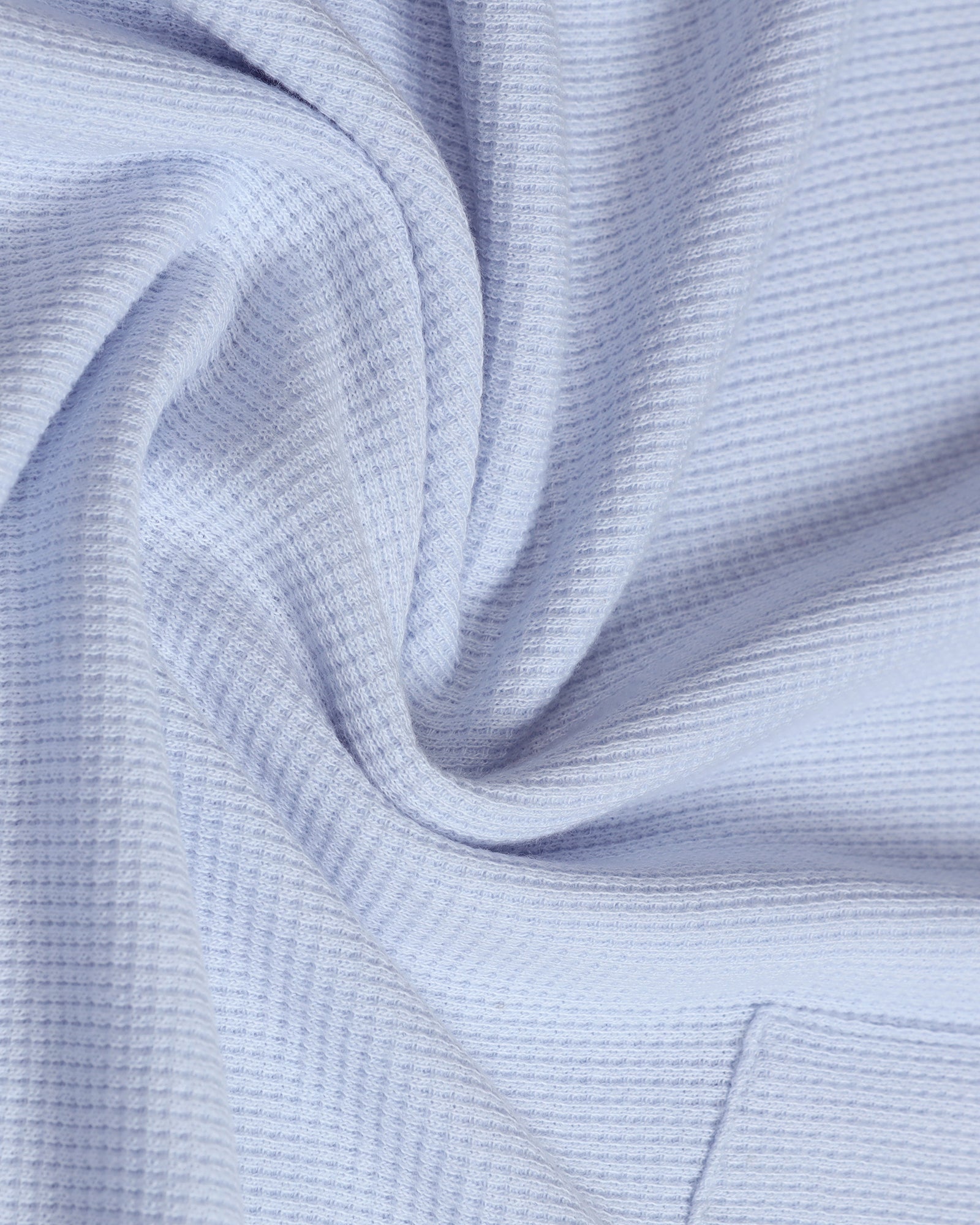 Light Blue Textured Polo - Contra