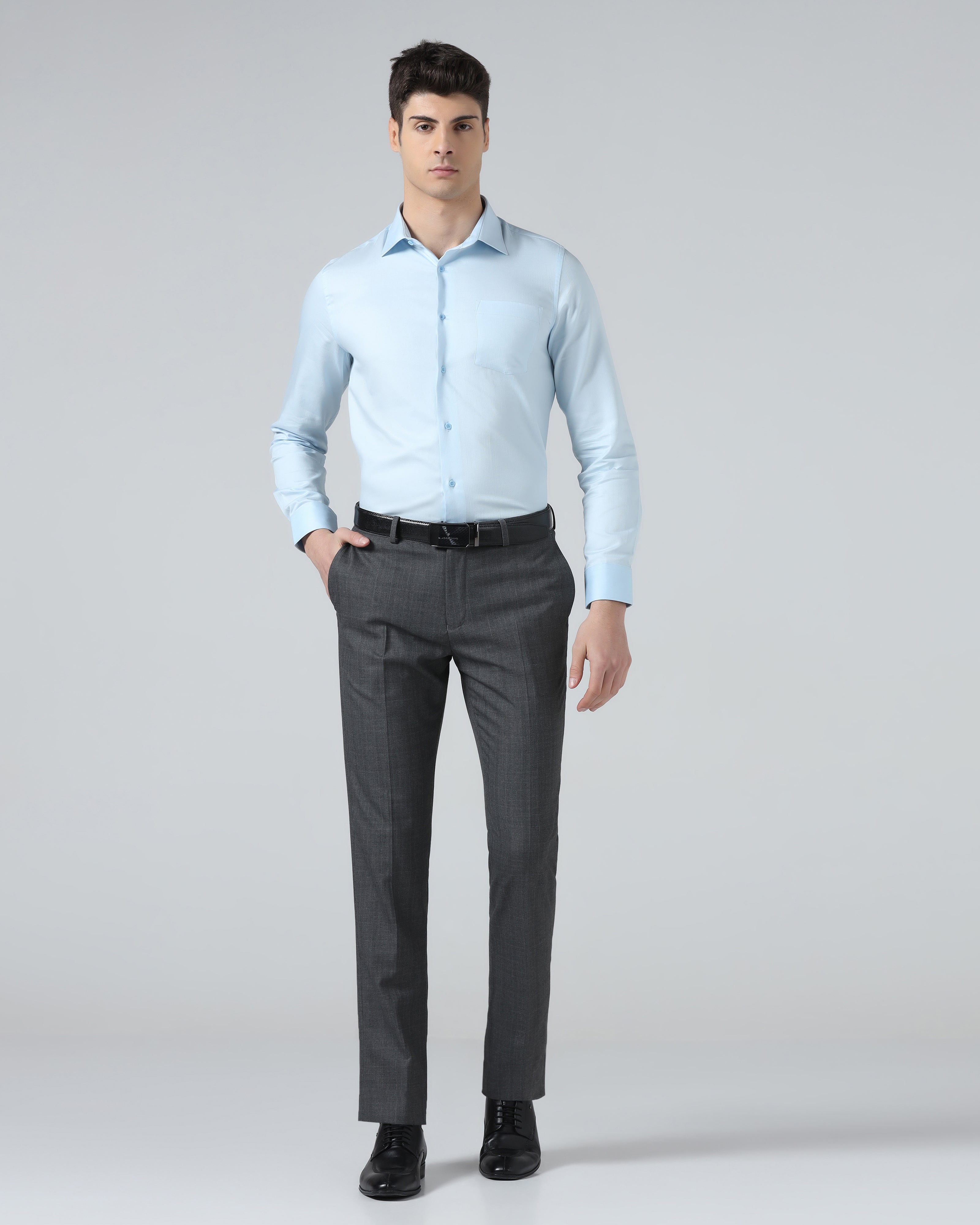 Light Blue Textured Shirt - Gladius