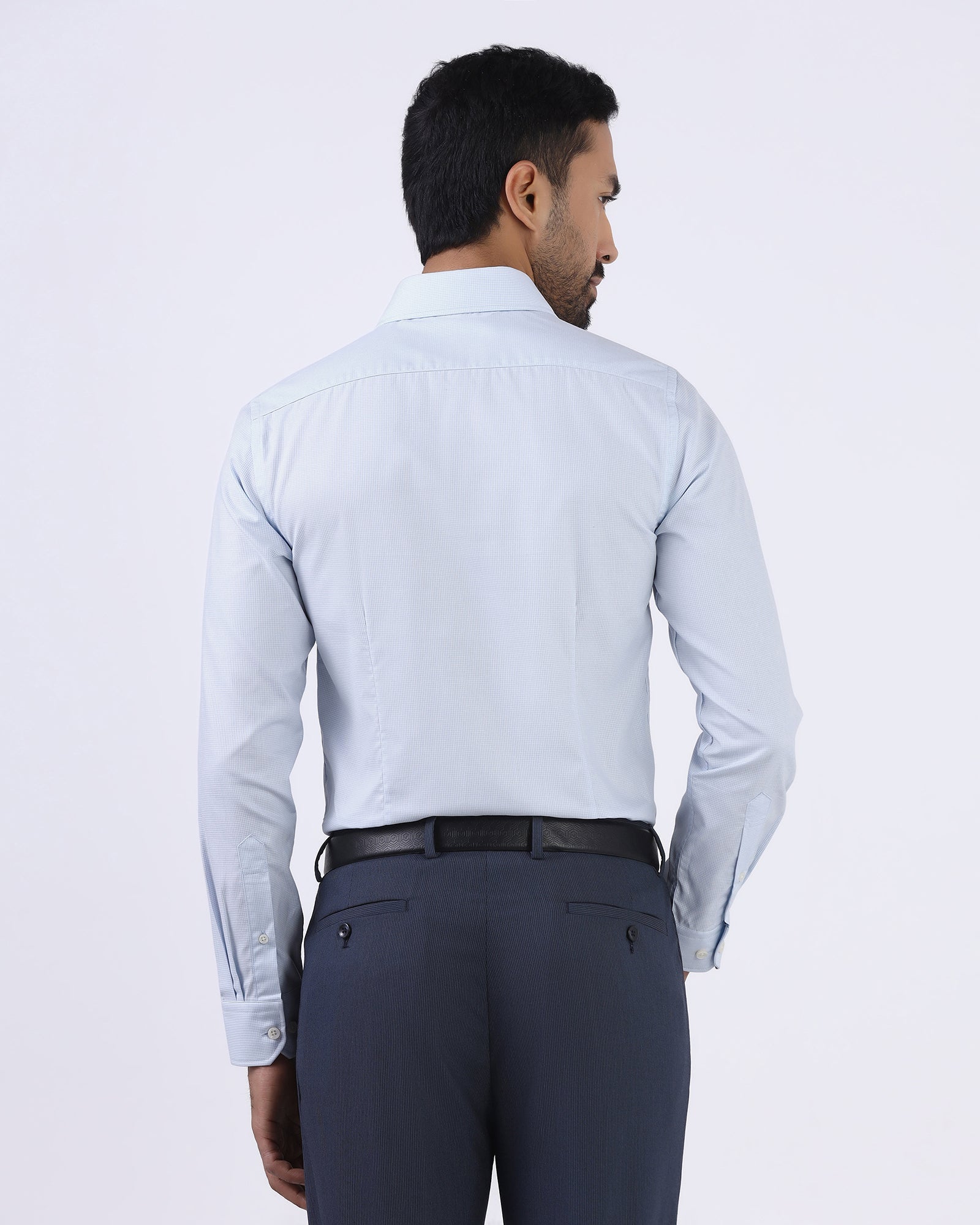 Light Blue Textured Shirt - Thorn
