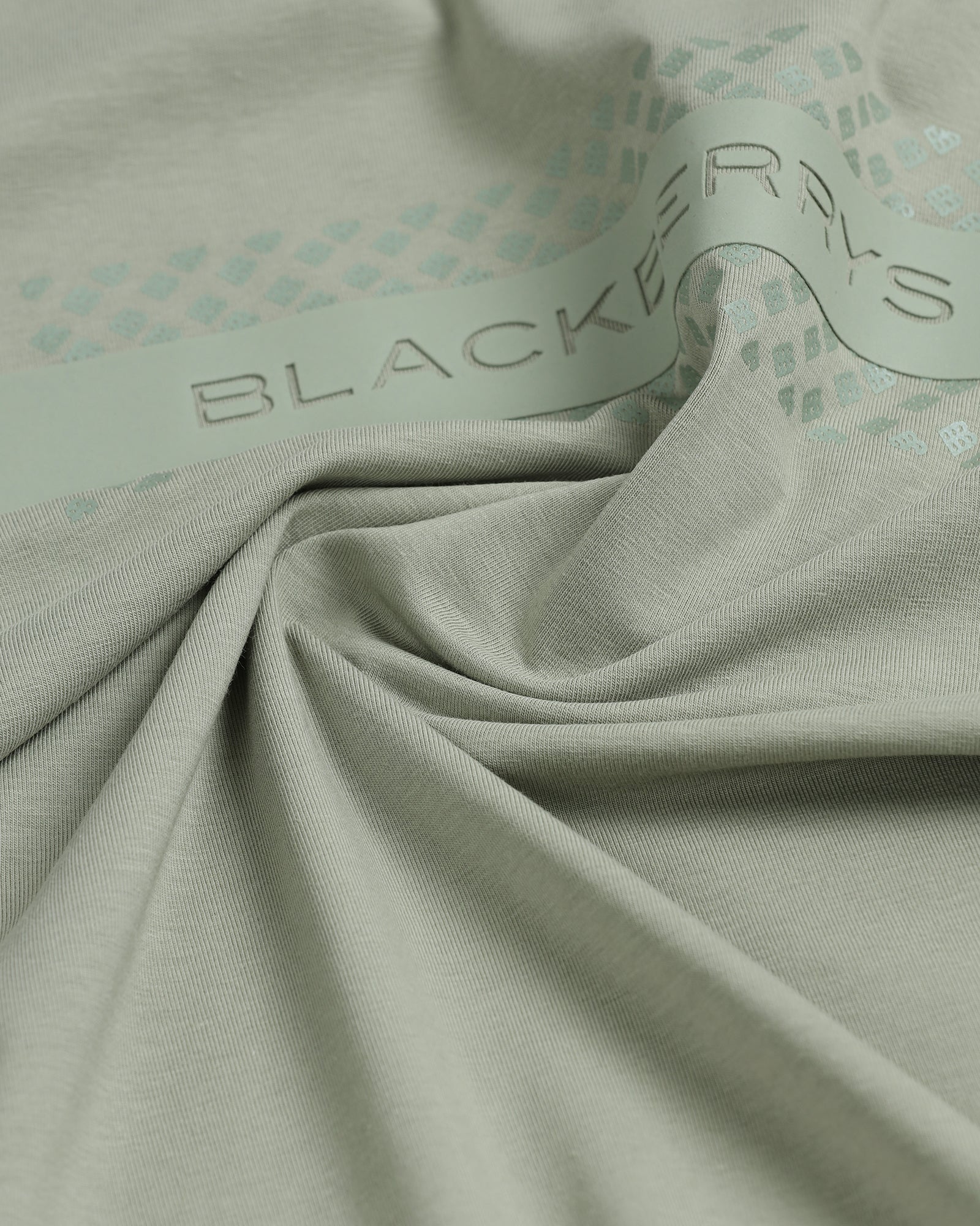 Light Green Crew Neck Solid T-Shirt - Zoro