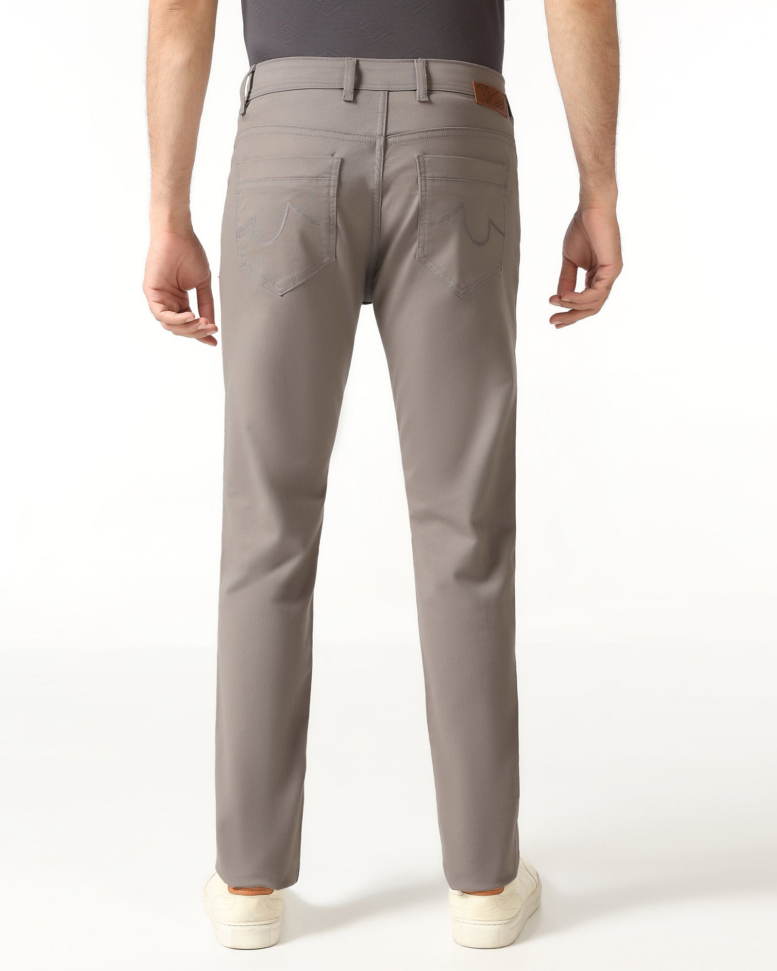 Light Grey Bleed Zero Slim Fit Jeans - Rene