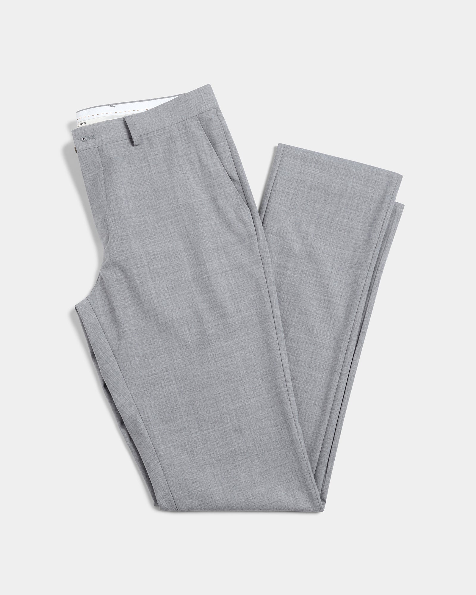 Light Grey Luxe Solid Trouser - Mike