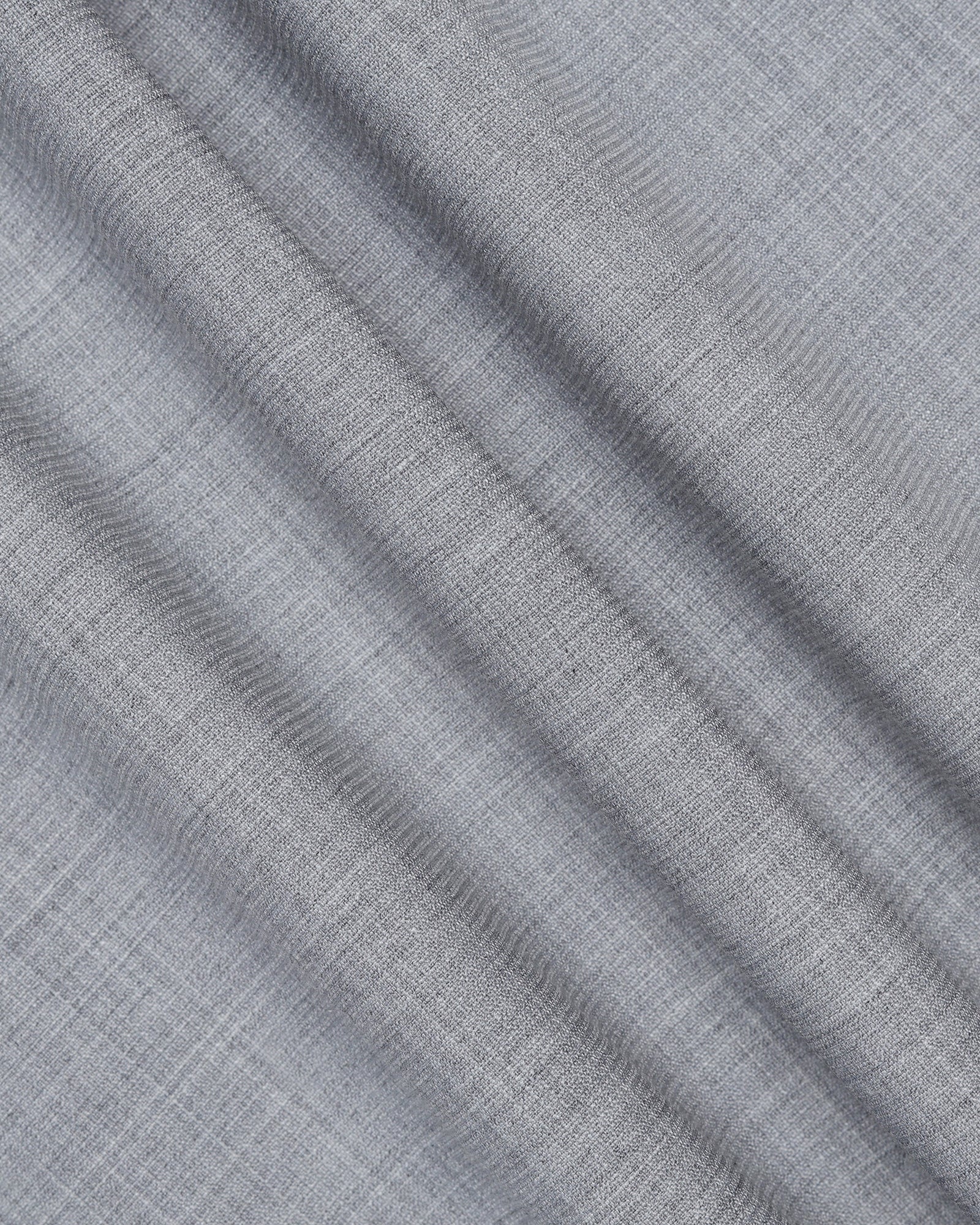 Light Grey Luxe Solid Trouser - Mike