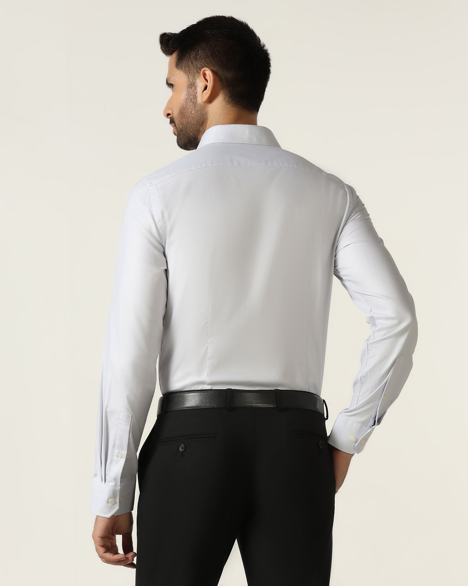 Light Grey Solid Shirt - Rally