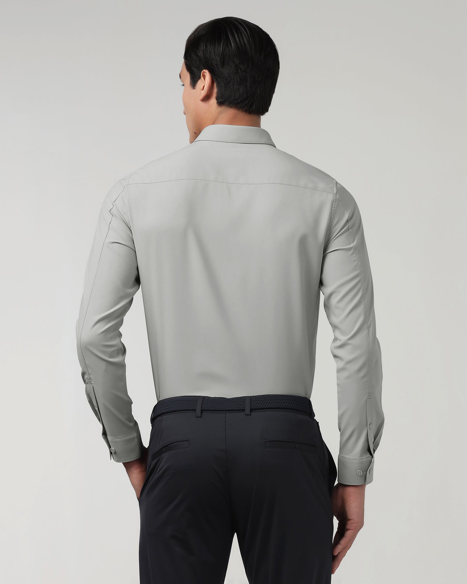 Light Grey TechPro Solid Shirt - Shephard