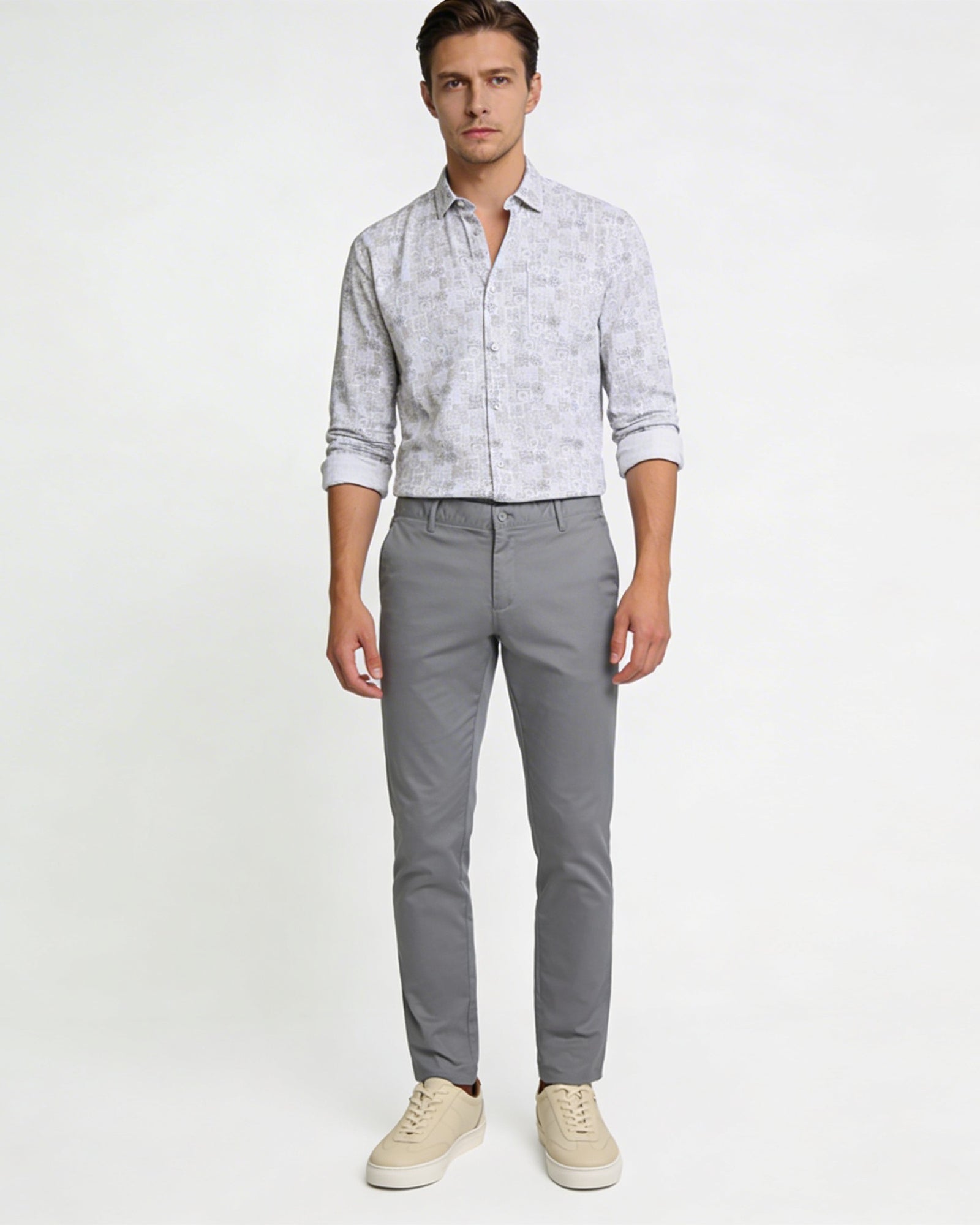 Light Grey Textured Khaki - Welder