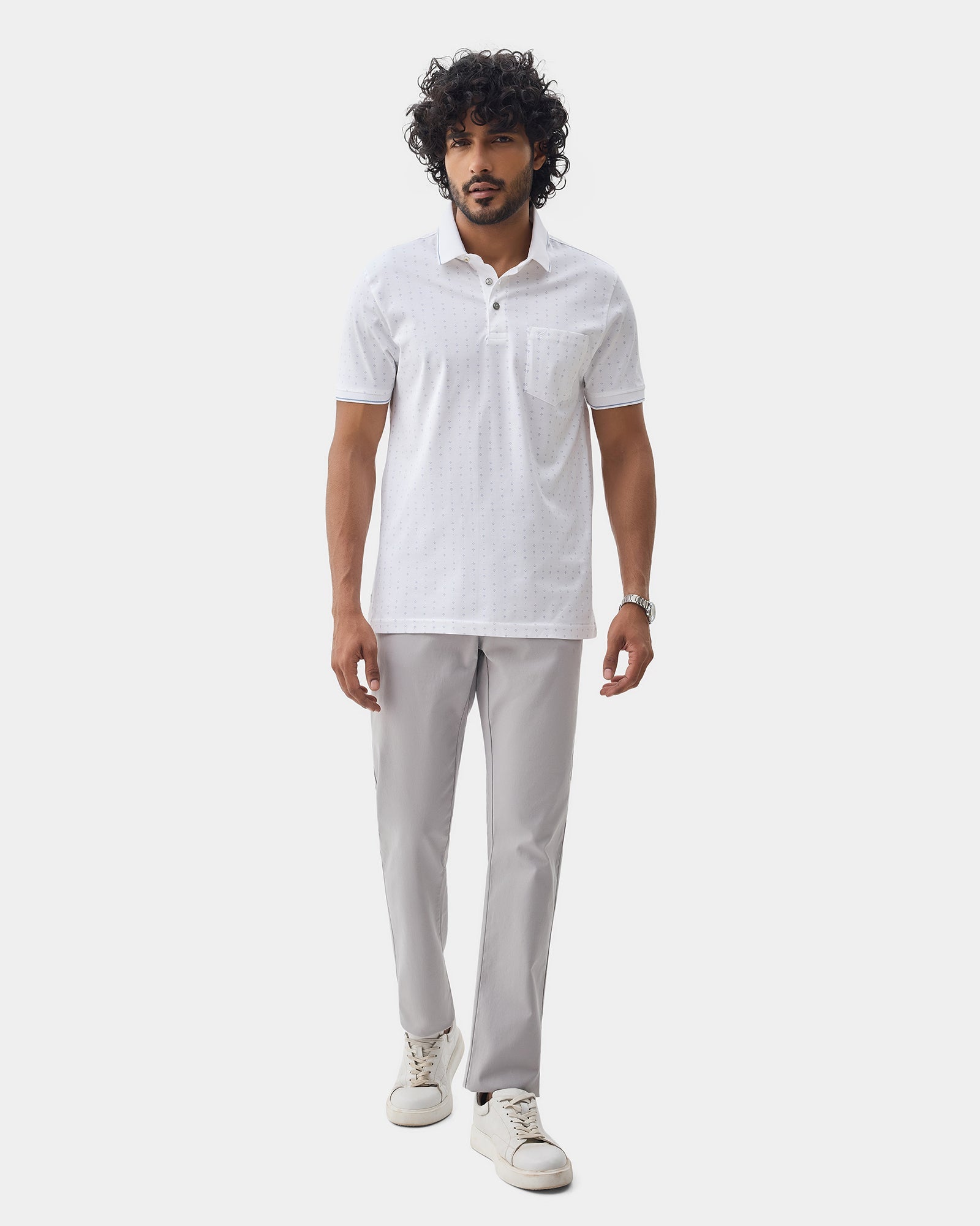 Light Grey Textured Khakis - Eiger