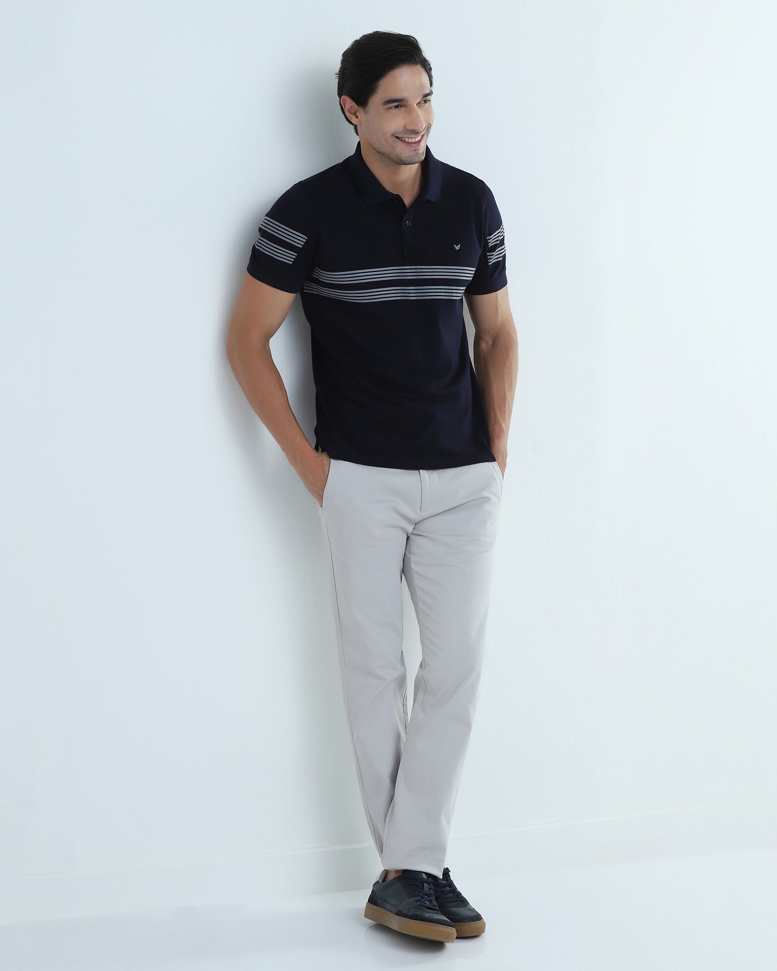 Light Grey Textured Khakis - Planar