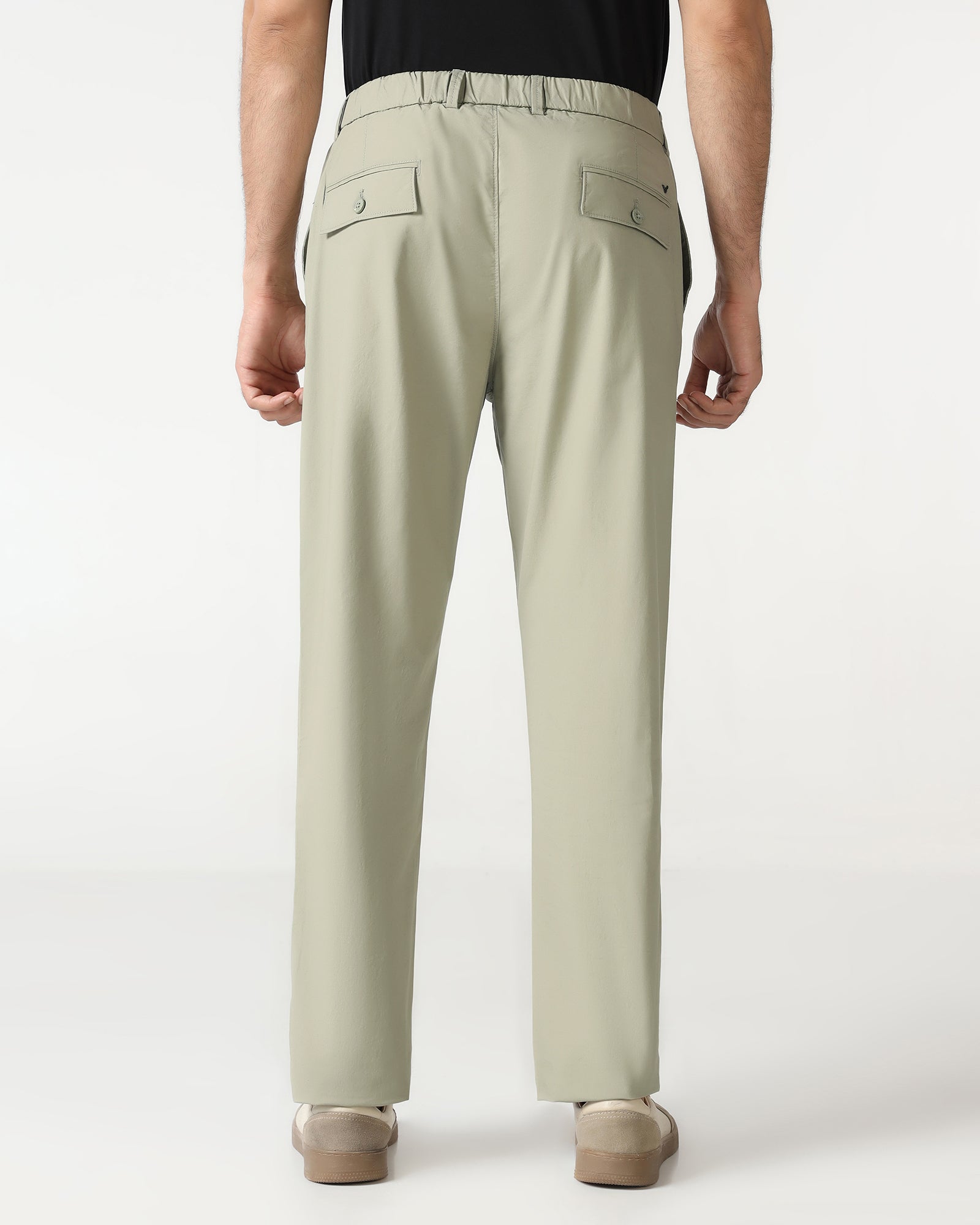 Light Olive Solid Khakis - Taurus