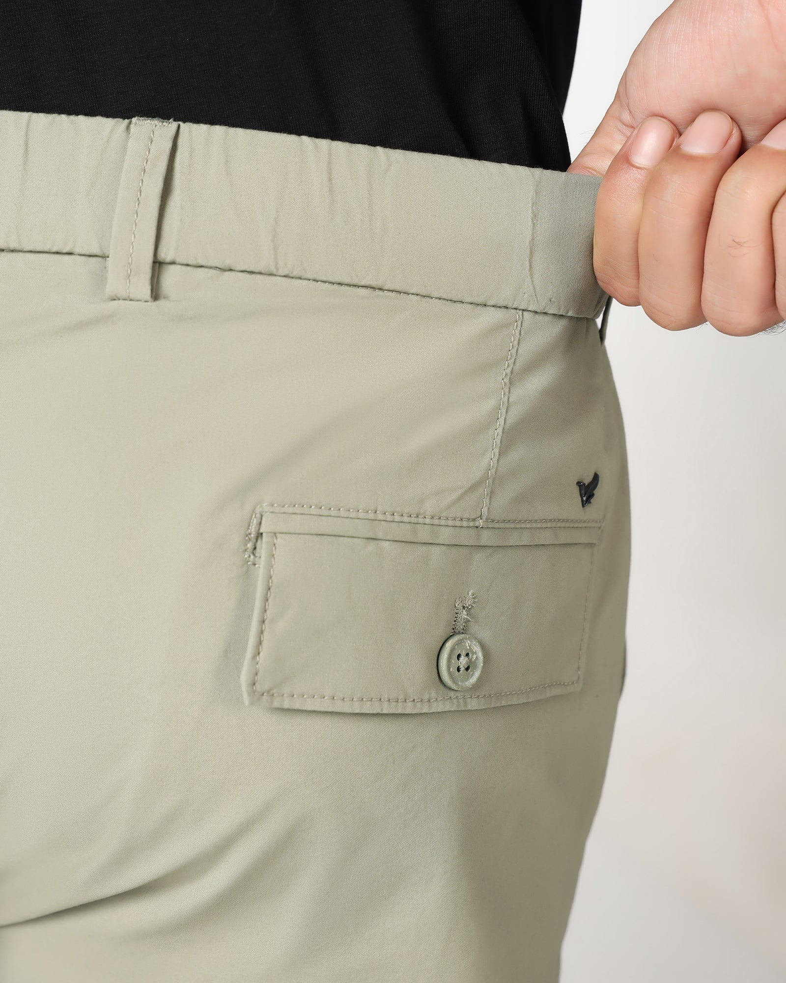Light Olive Solid Khakis - Taurus