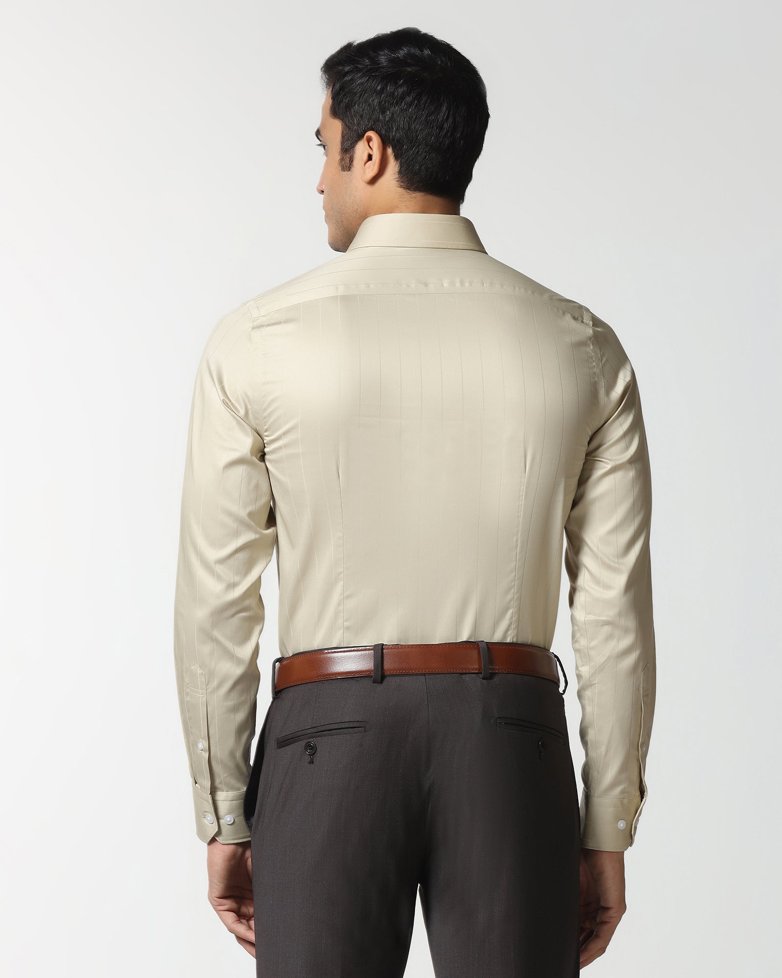 Light Olive Stripe Shirt - Epoxy