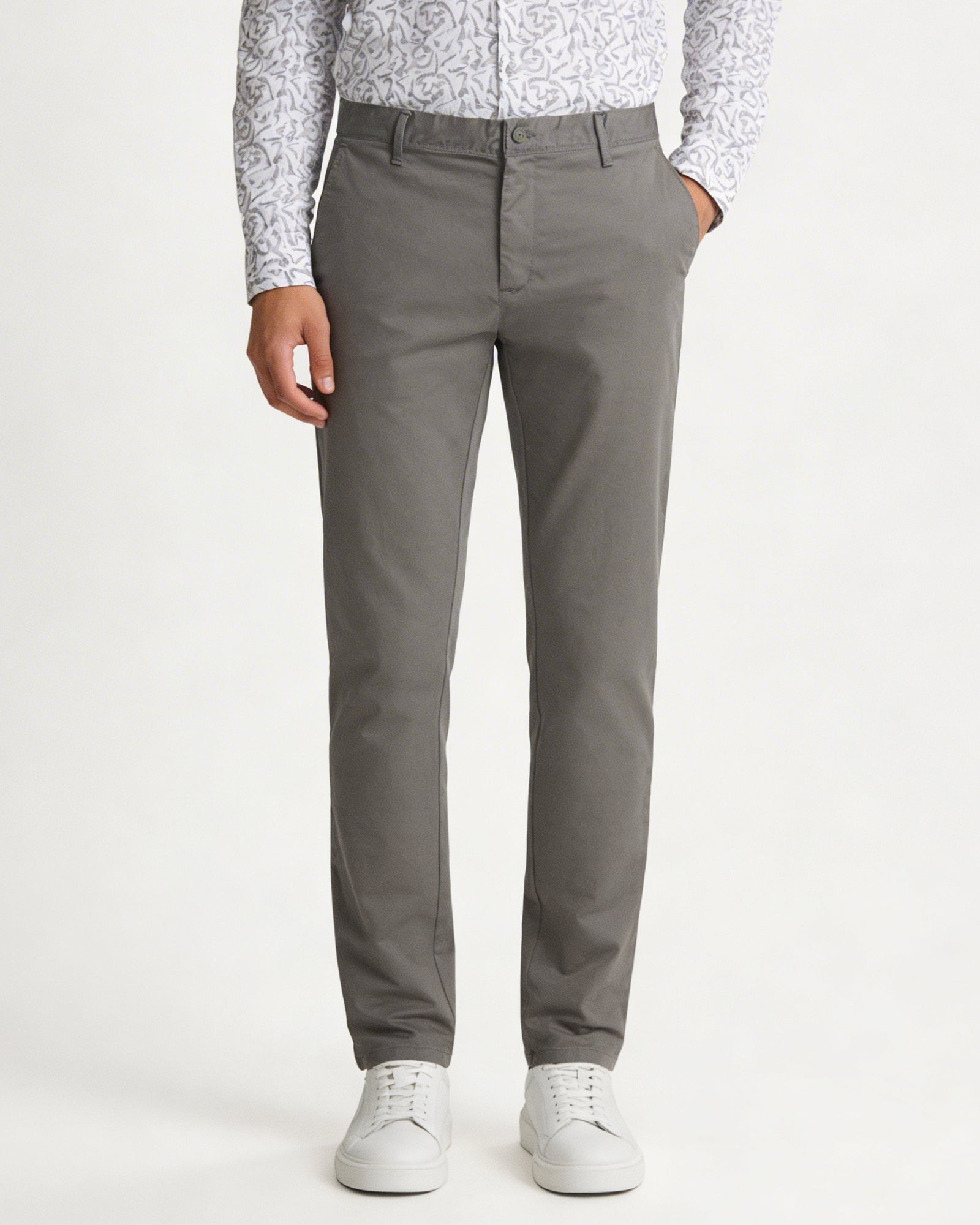 Light Olive Textured Khaki - Square