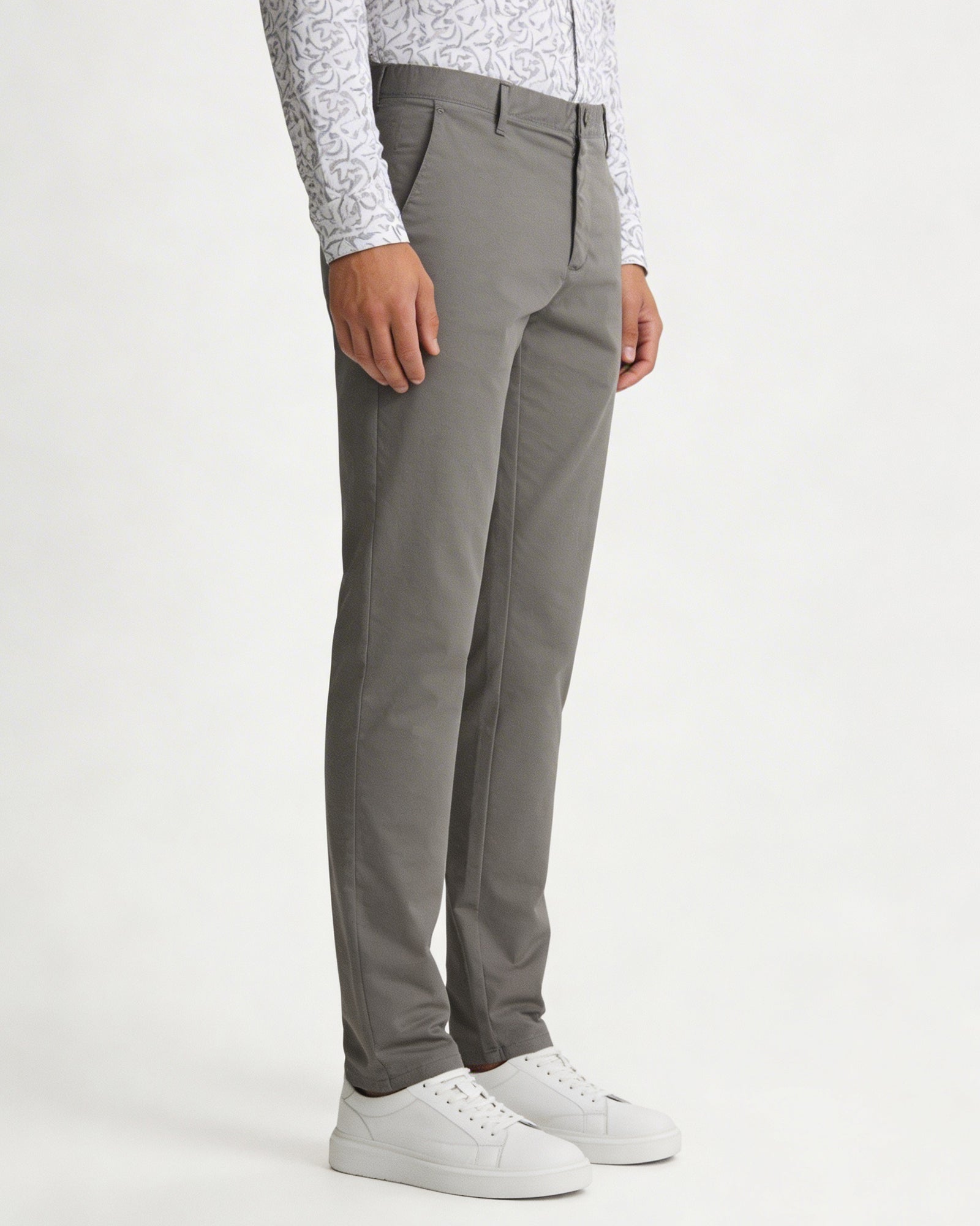 Light Olive Textured Khaki - Square