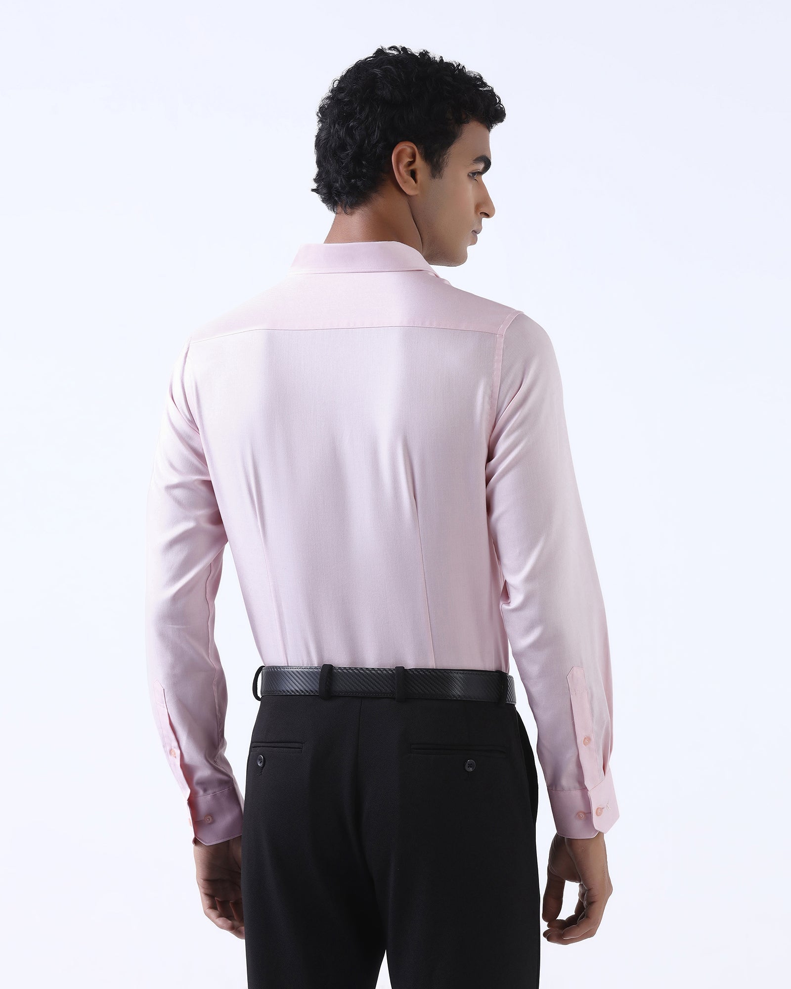 Light Pink Textured Shirt - Malachan