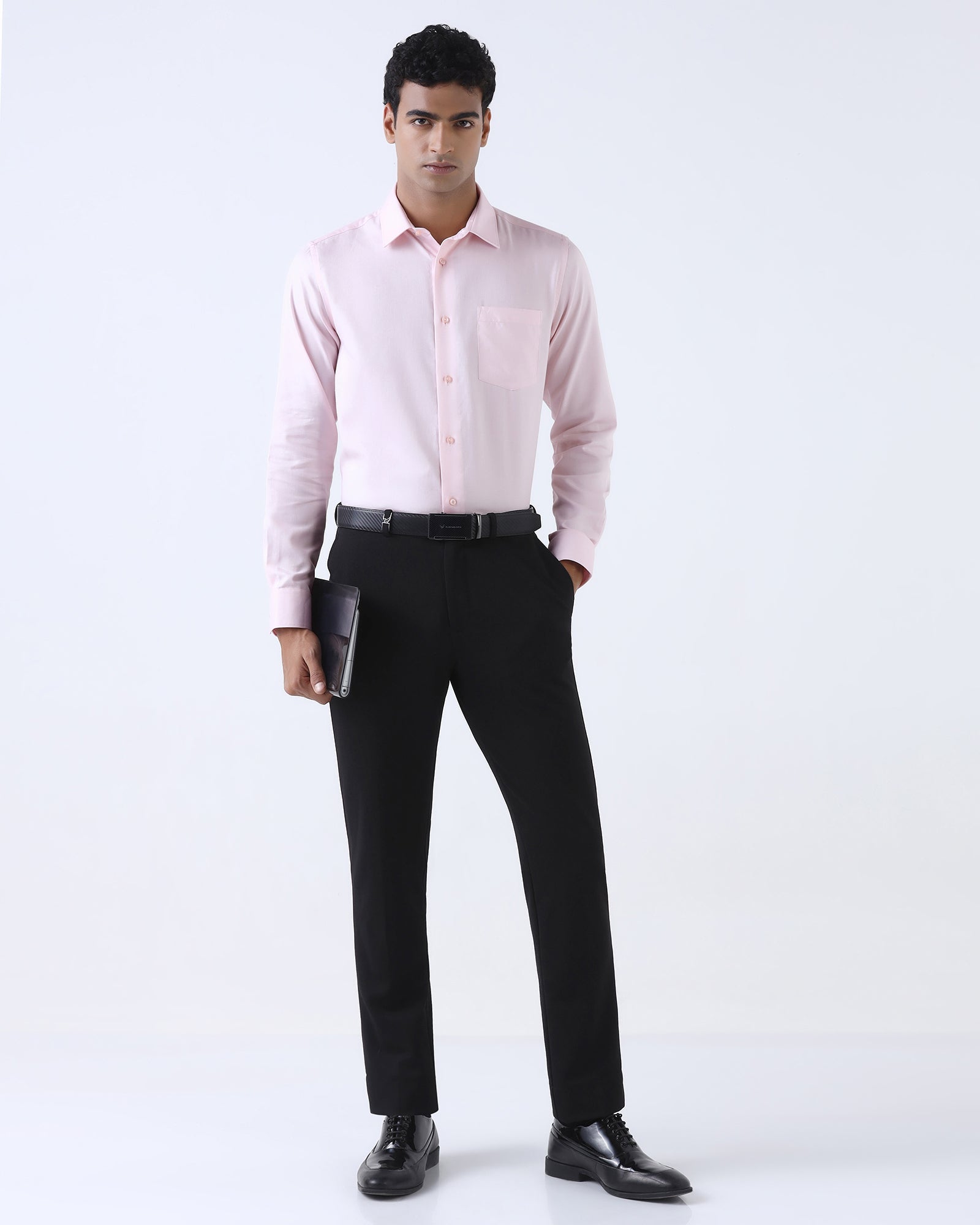 Light Pink Textured Shirt - Malachan
