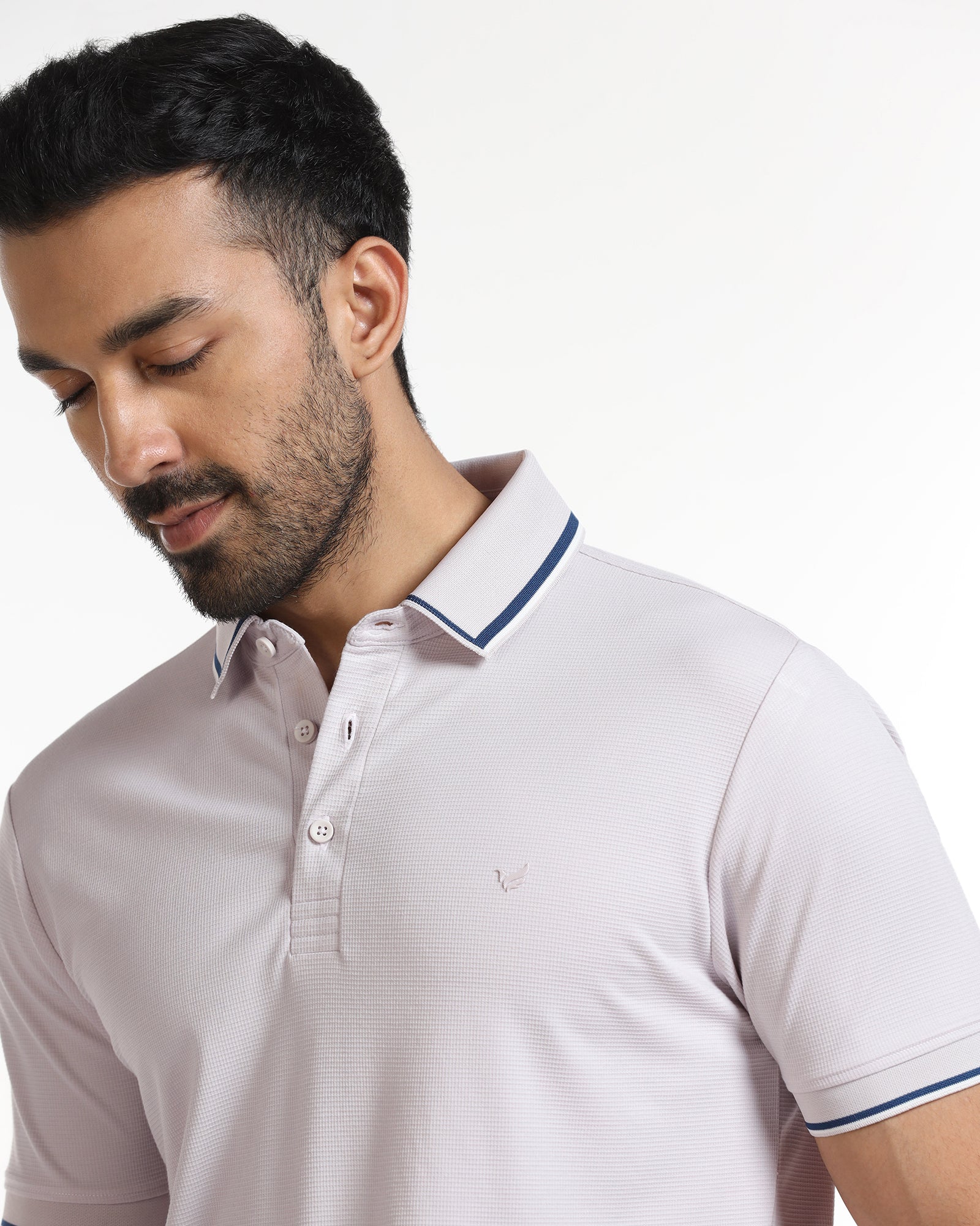 Light Purple TechPro Textured Polo - Titan