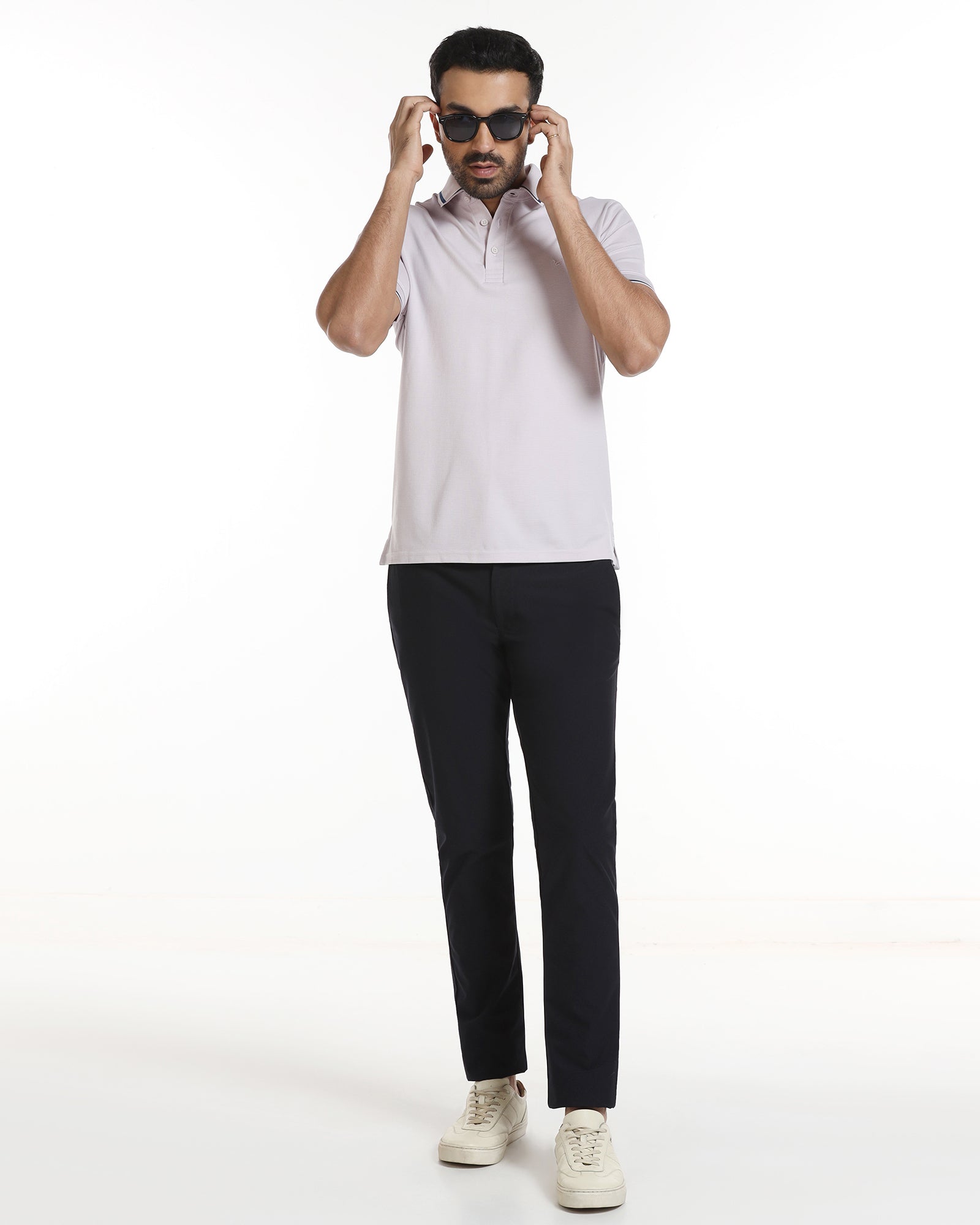 Light Purple TechPro Textured Polo - Titan