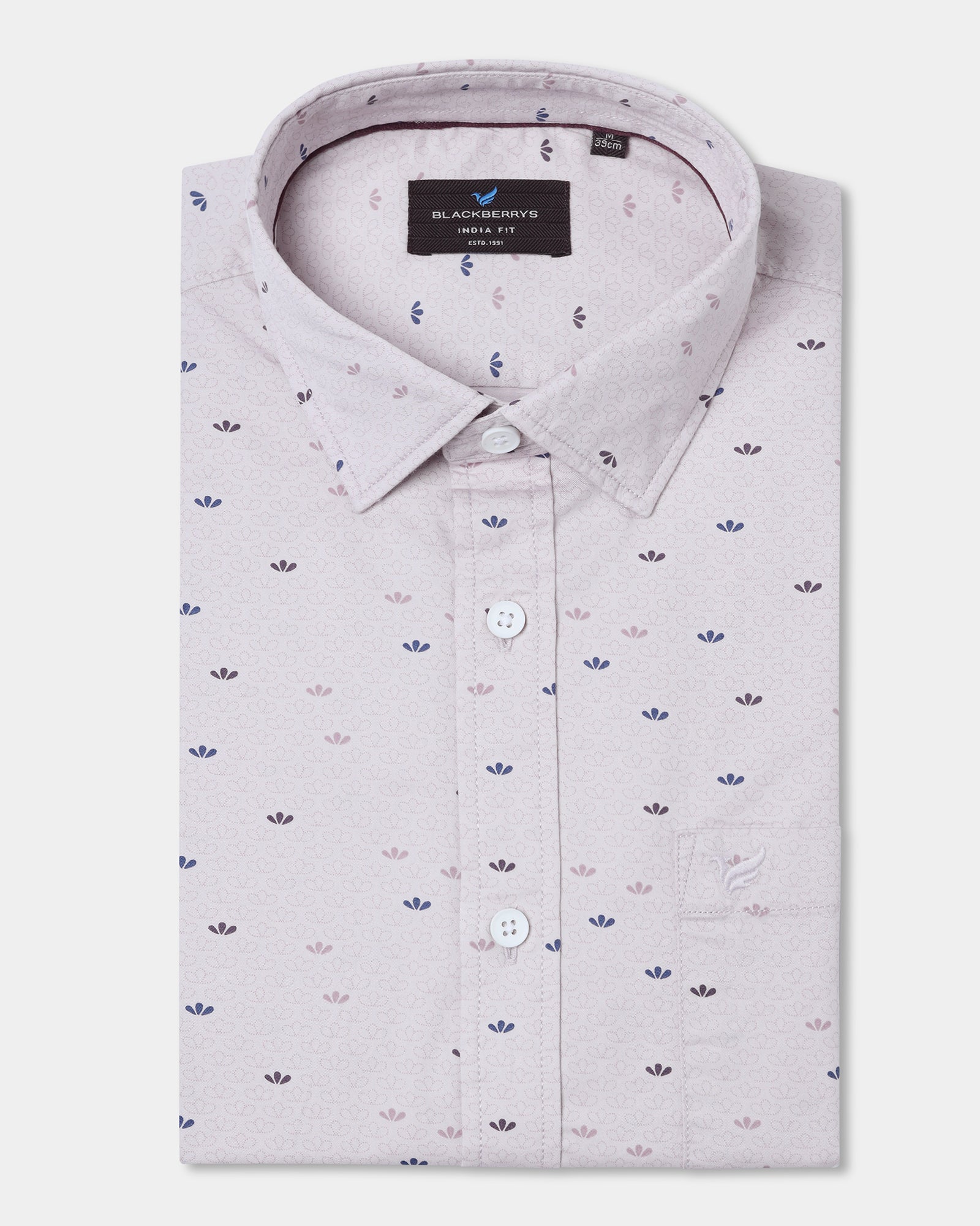 Lilac Printed Shirt - Tobas