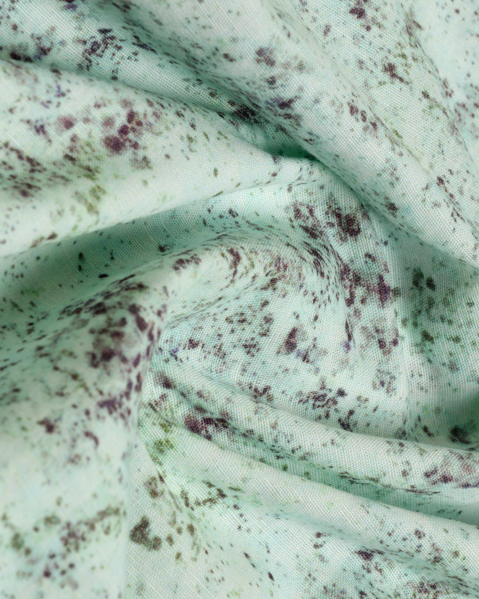 Linen Casual Half Sleeve Grey Printed Shirt - gabin