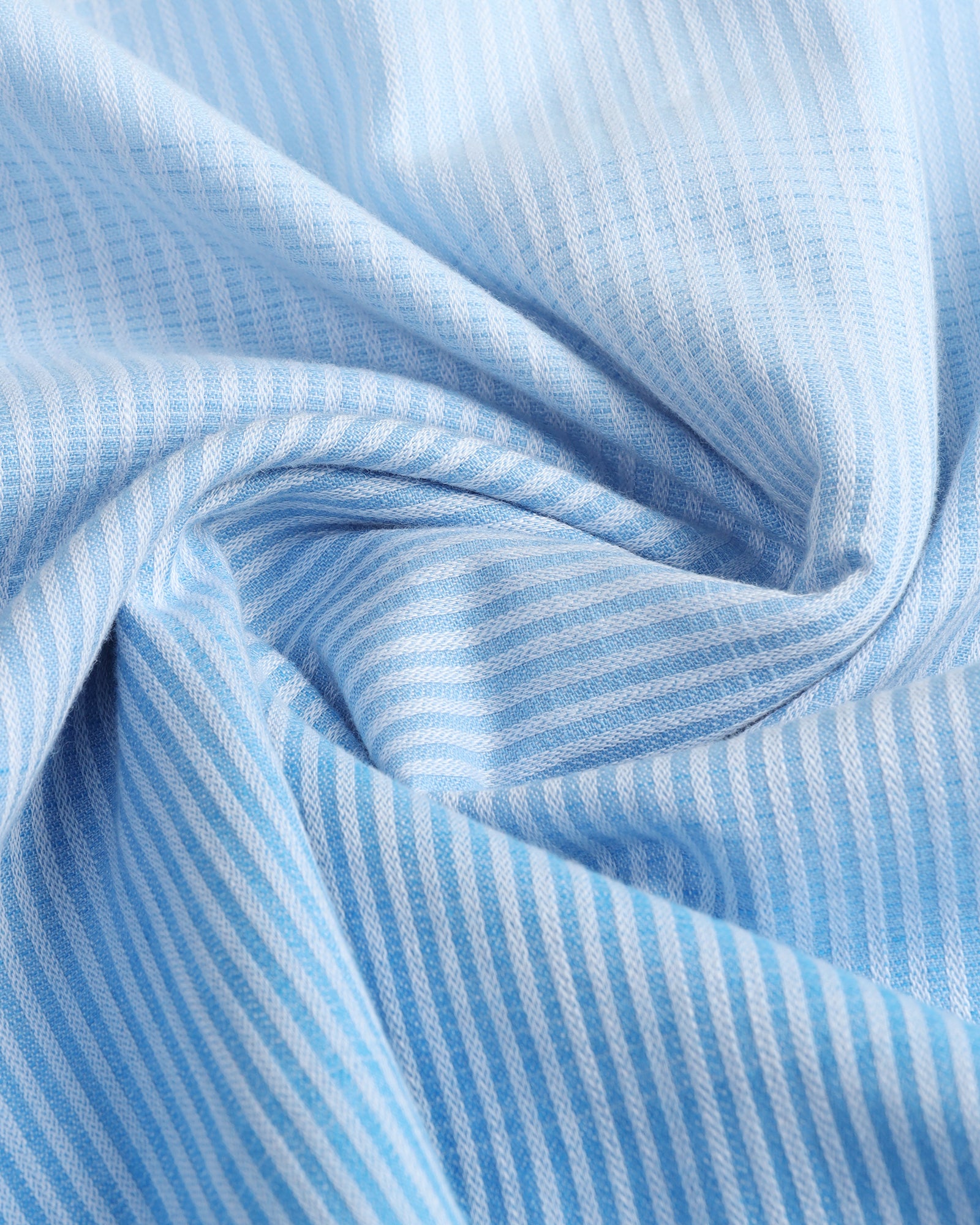 Linen Casual Navy Printed Shirt - Rayen