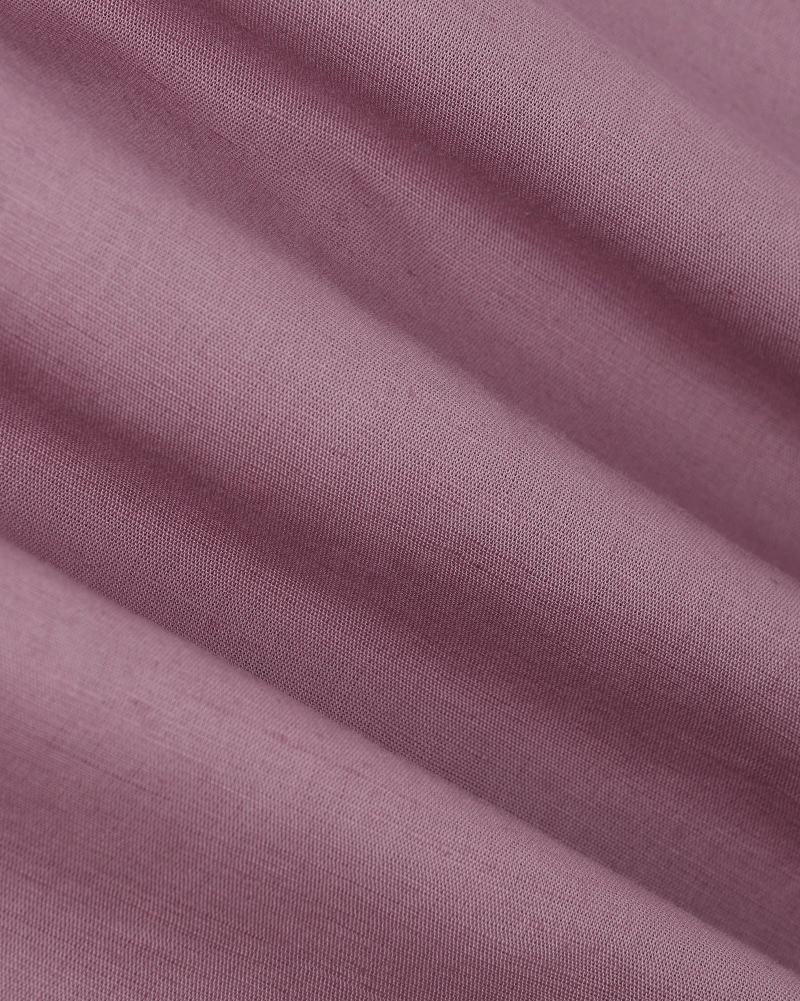 Linen Casual Pink Solid Shirt - Salmon