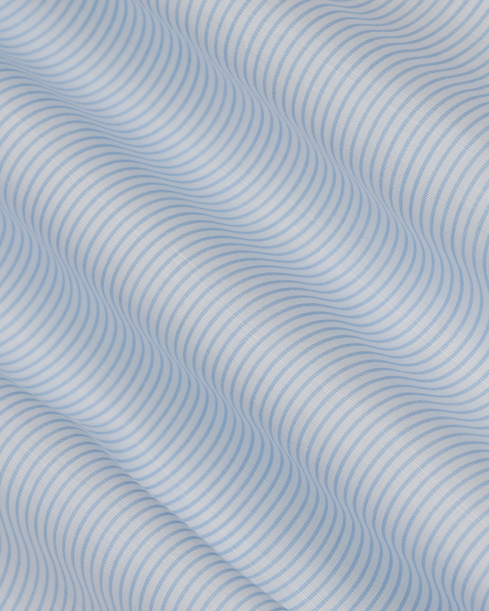 Linen Formal Blue Stripe Shirt - Savoy