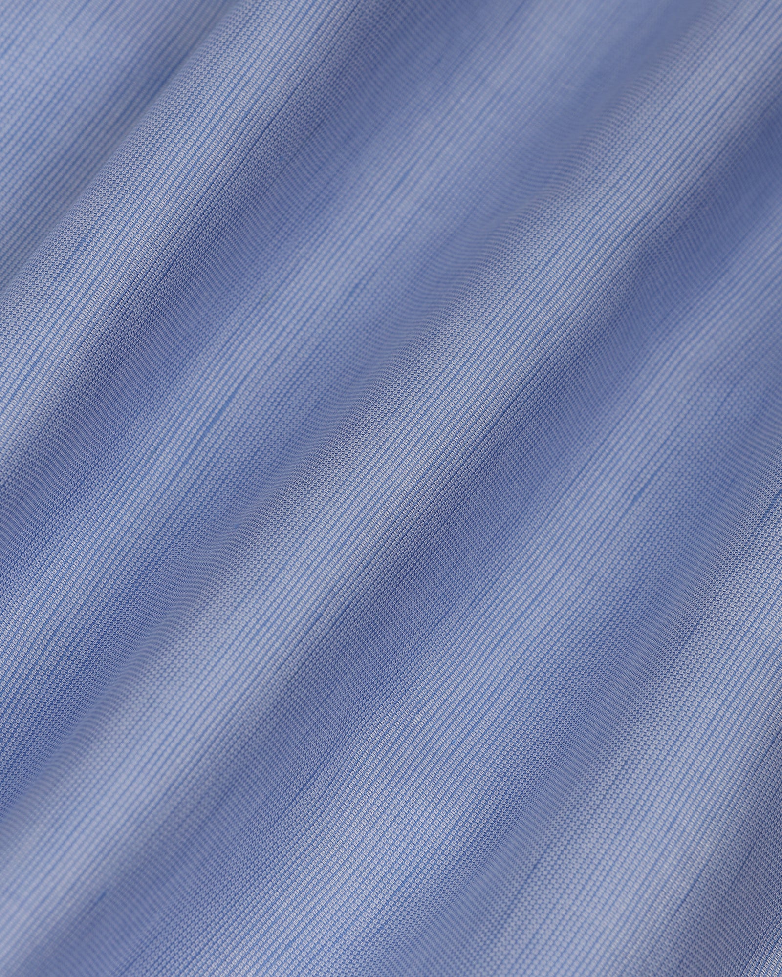 Linen Formal Blue Textured Shirt - Sand