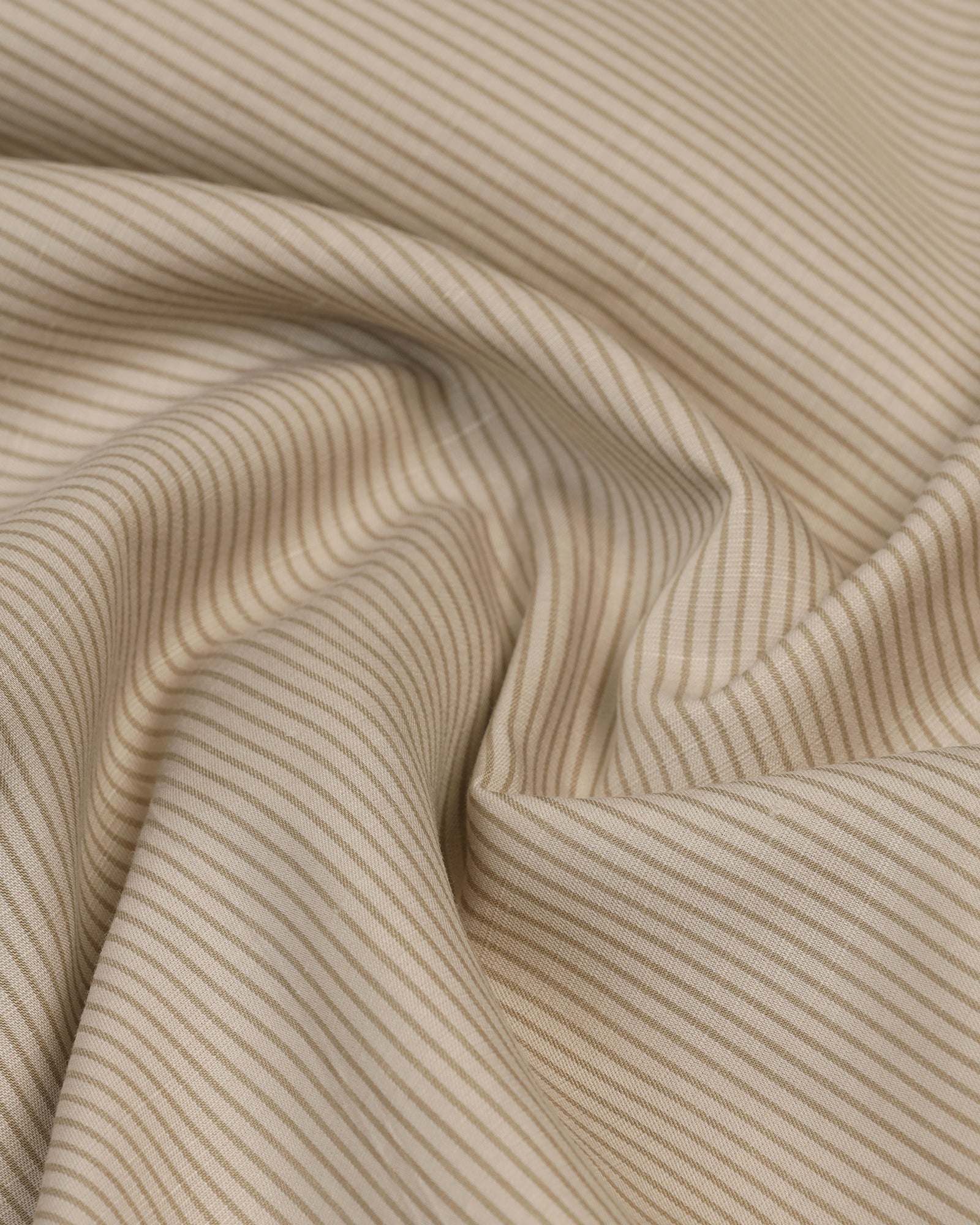 Linen Formal Ecru Stripe Shirt - Savoy