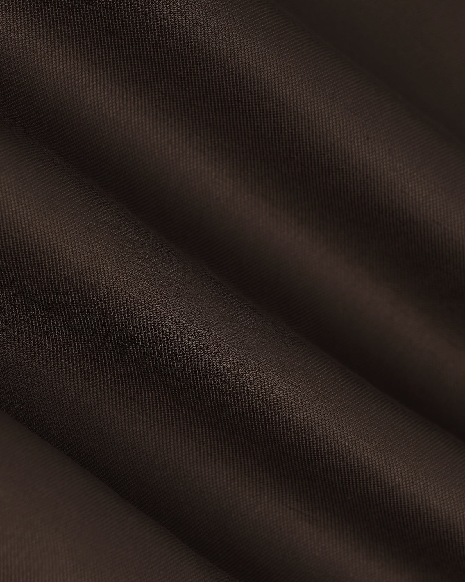 Linen Slim Comfort B-95 Casual Brown Solid Khakis - Edwin