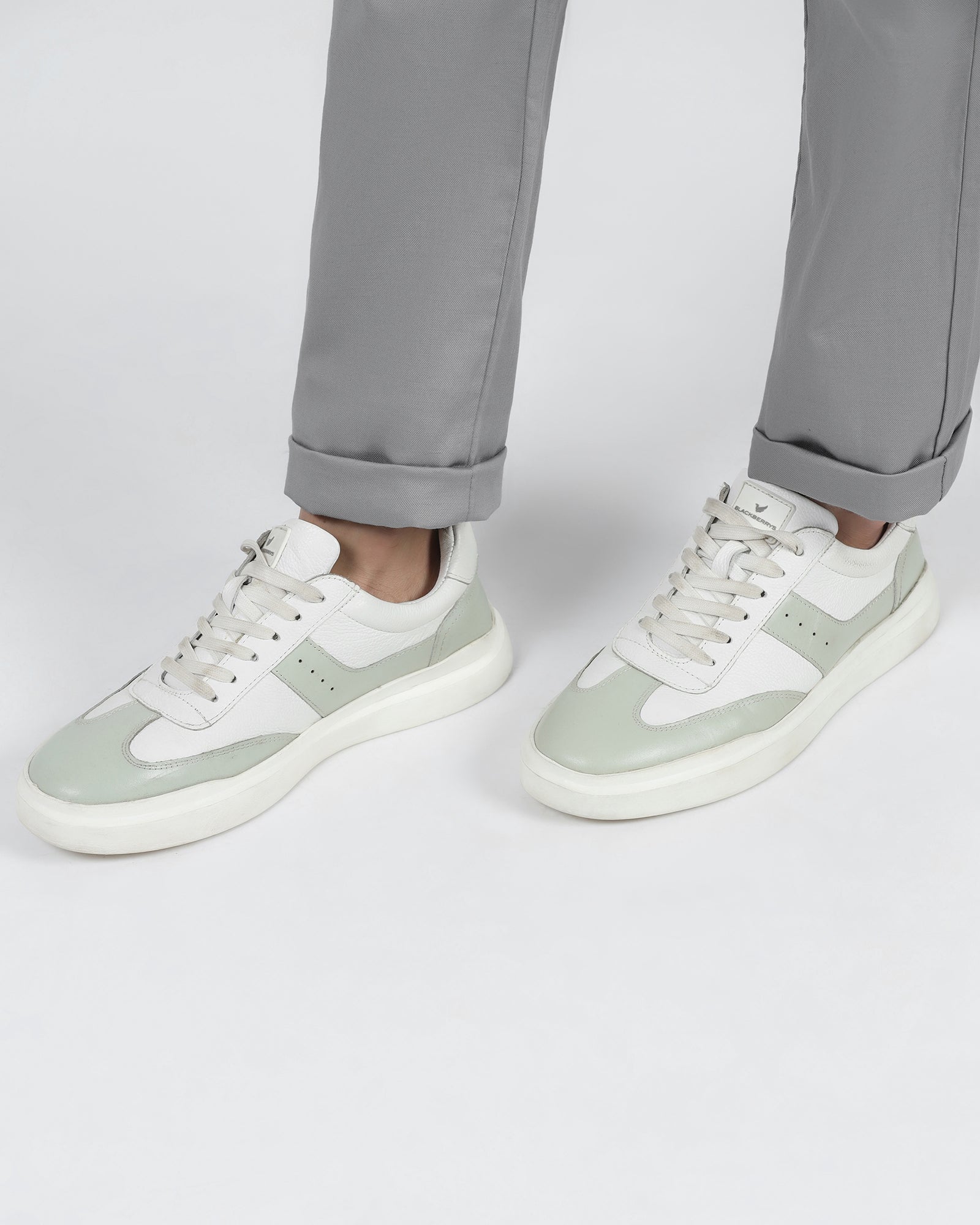 Linen Slim Comfort B-95 Casual Grey Solid Khakis - Edwin