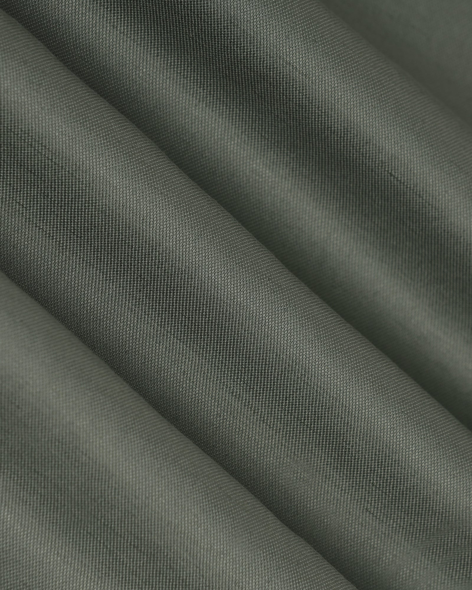 Linen Slim Comfort B-95 Casual Light Olive Solid Khakis - Edwin