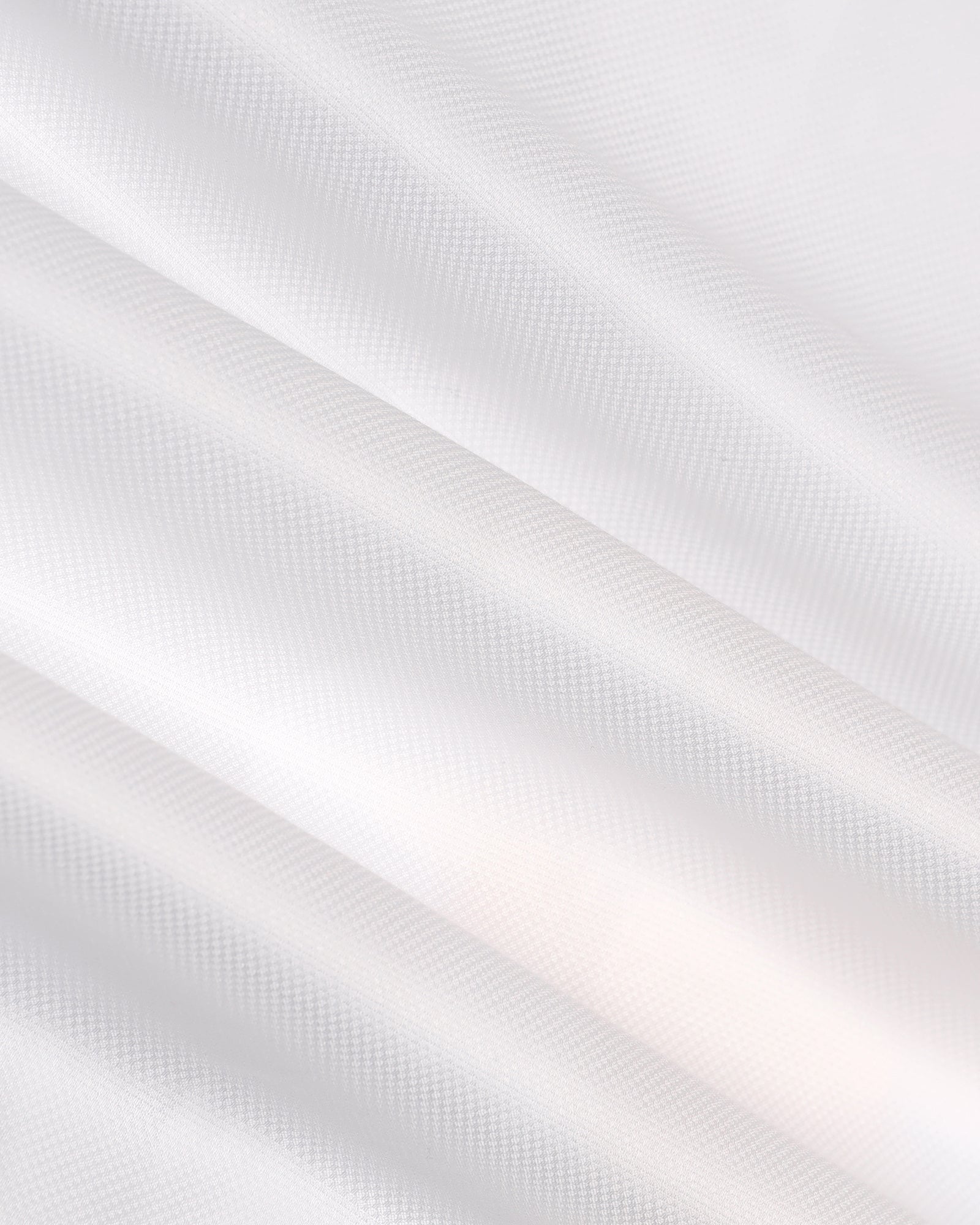 Luxe Formal White Textured Shirt - Twix