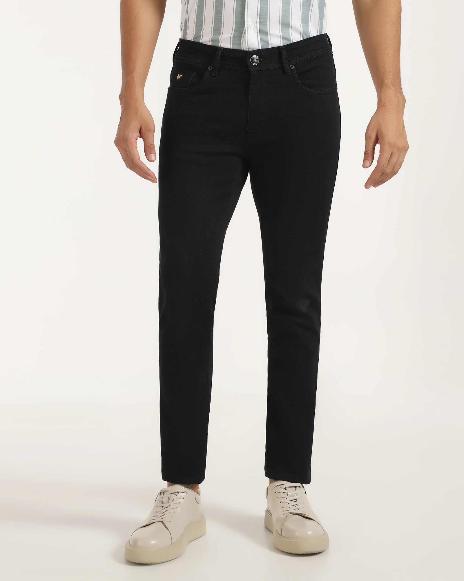Luxe Slim Yonk Fit Black Jeans - Zephyr