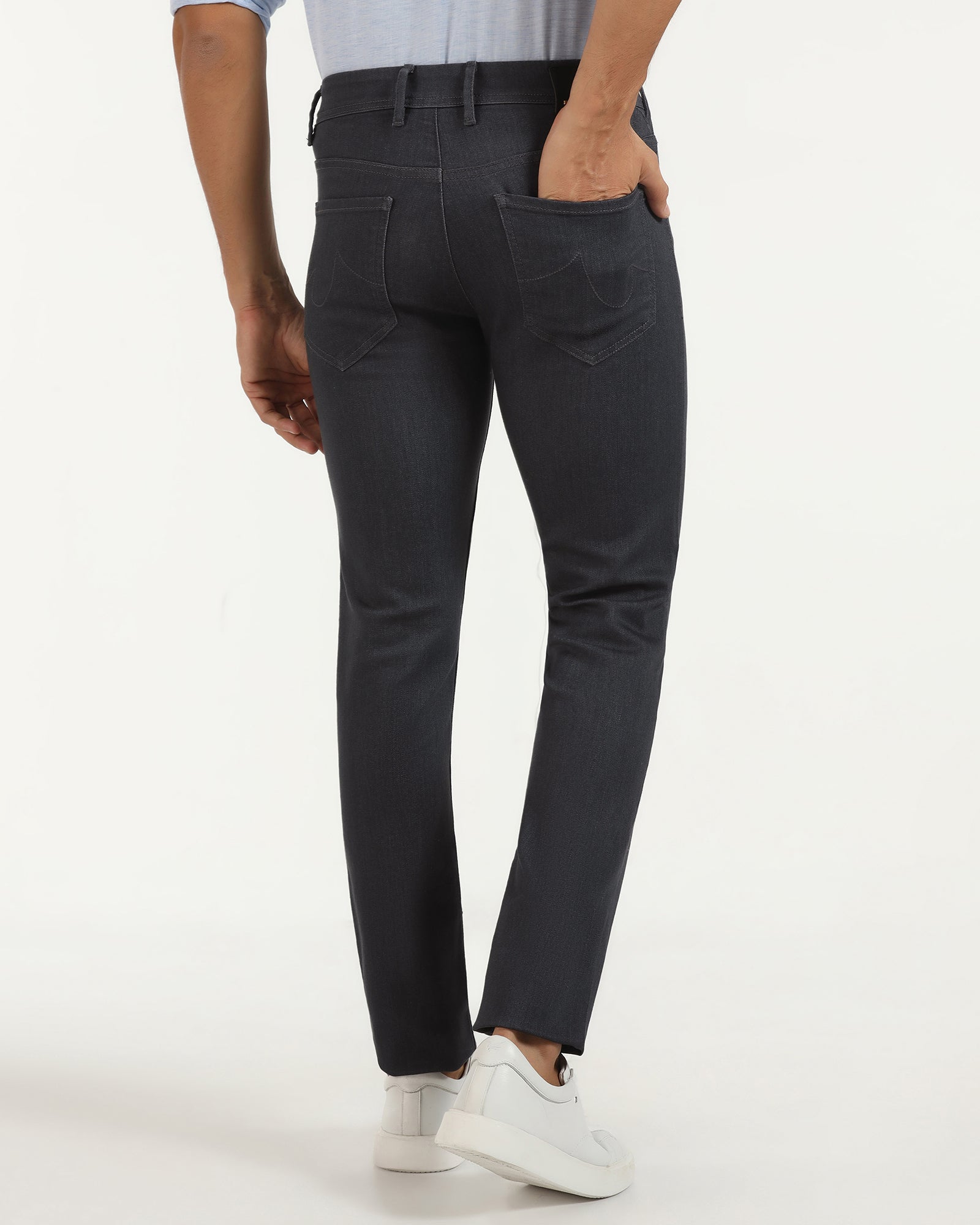 Luxe Slim Yonk Fit Grey Jeans - Brink