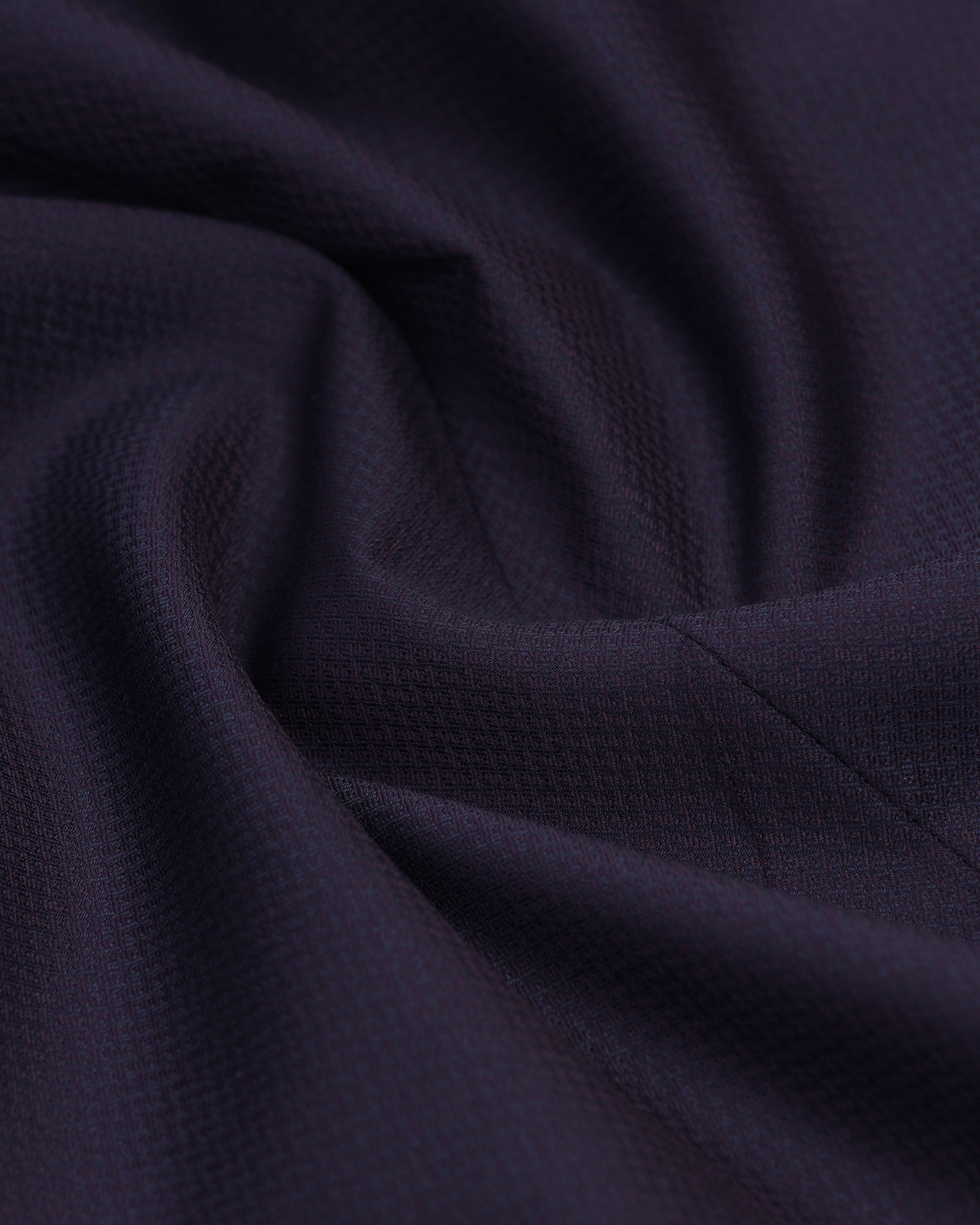 Luxe Three Piece Purple Textured Formal Suit - Garcia