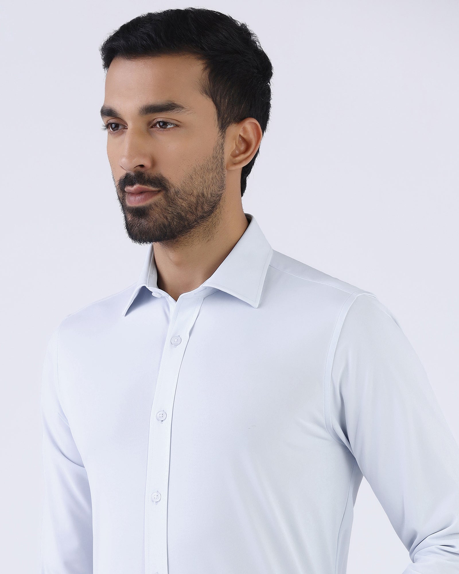 Light Blue Non Iron Solid Shirt - Electra