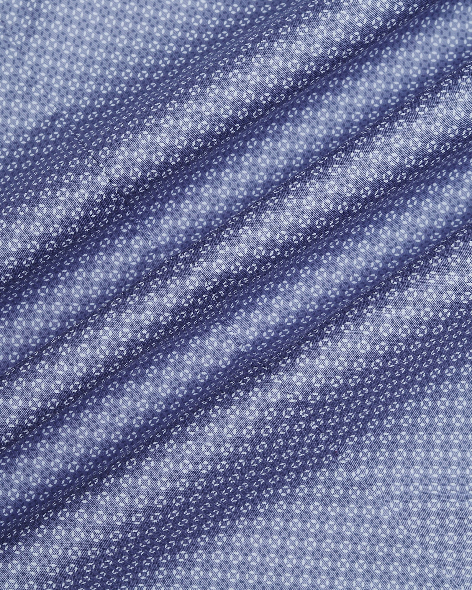 Mid Blue Printed Shirt - Basis