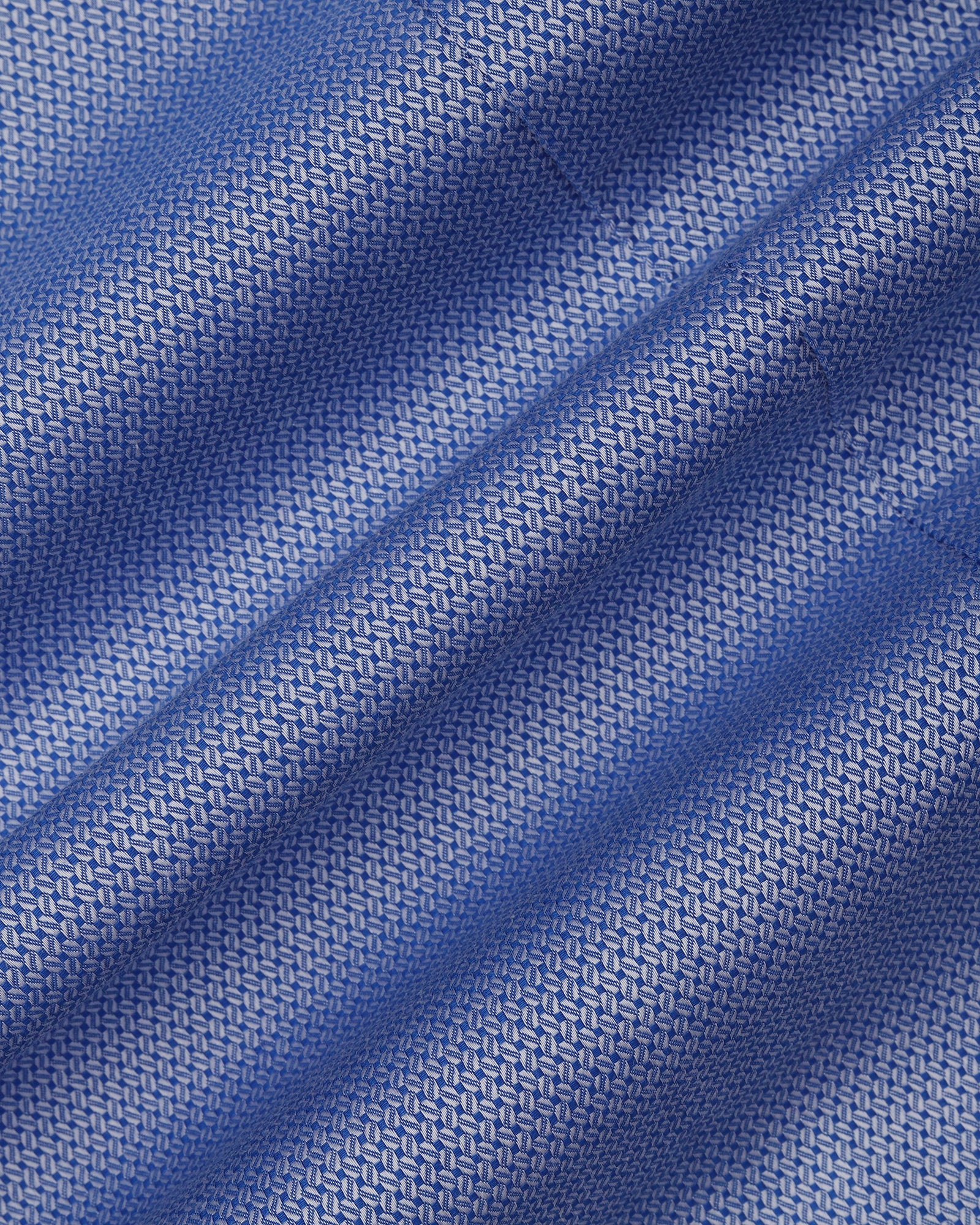 Mid Blue Textured Shirt - Maky