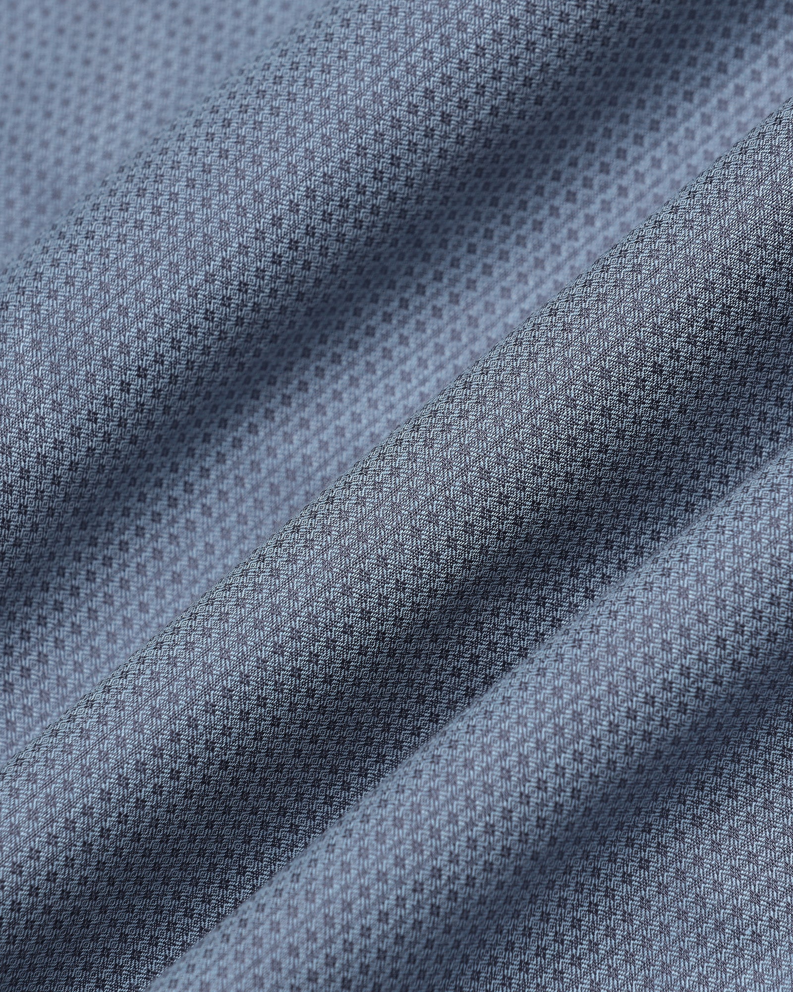 Mid Blue Textured Shirt - Zander