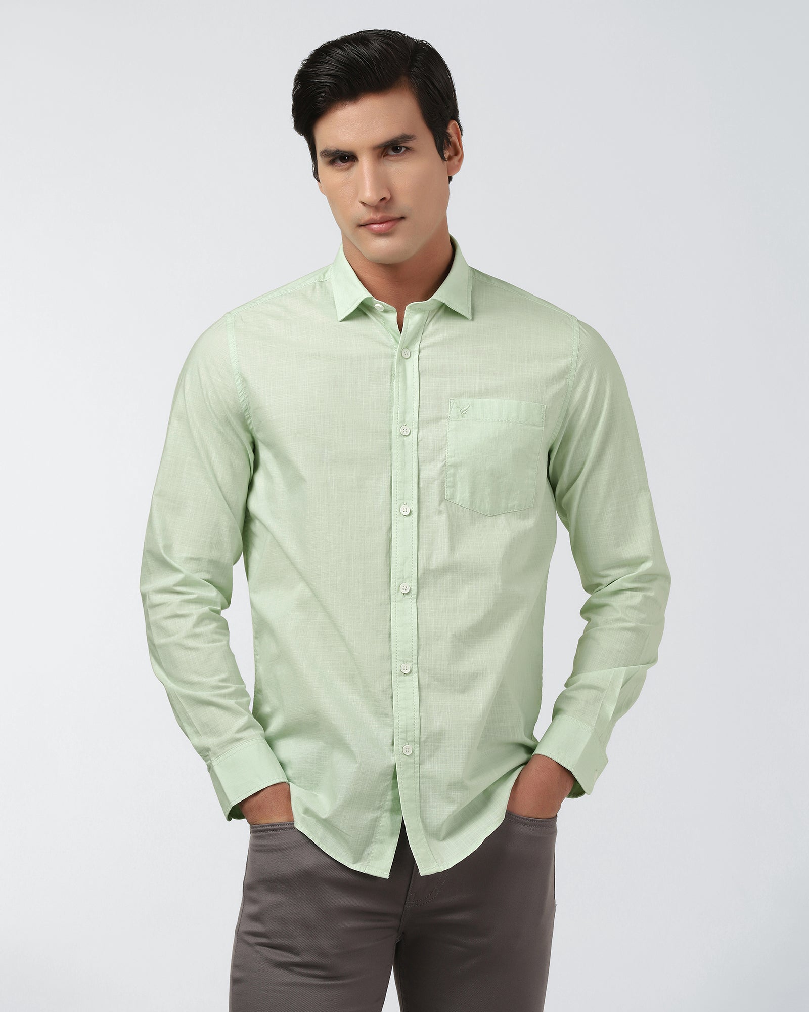 Mint Solid Shirt - Gobert