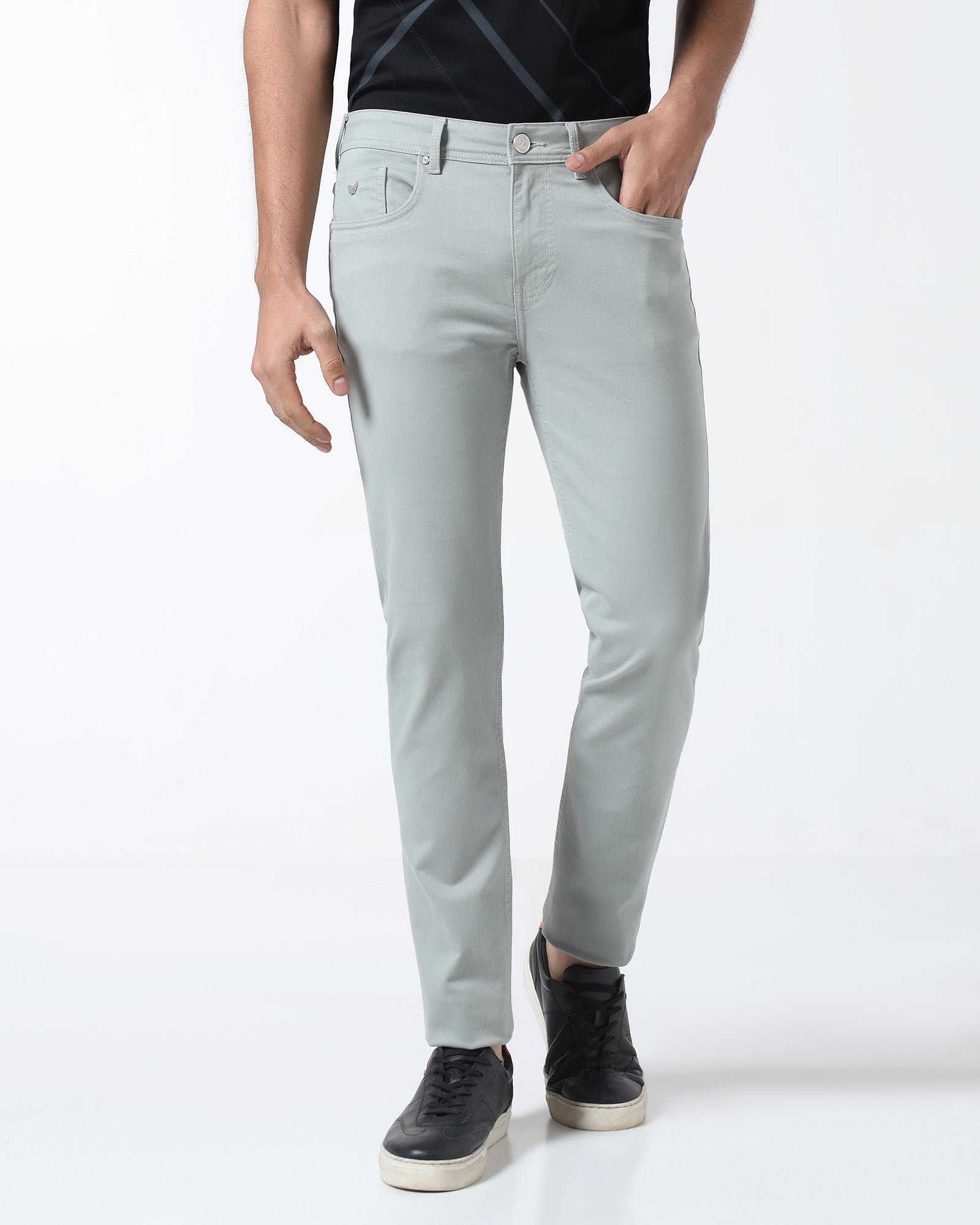 Mint Bleed Zero Slim Fit Jeans - Rene