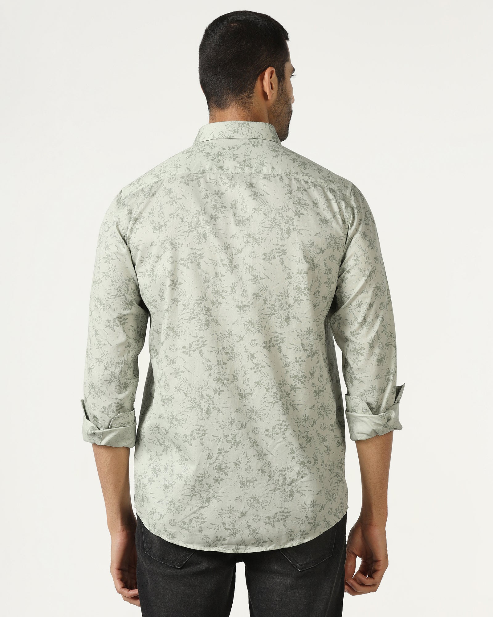Mint Printed Shirt - Holten