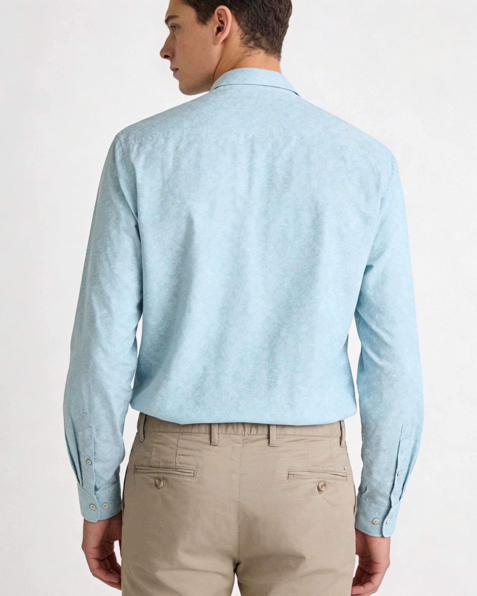 Mint Printed Shirt - Lavan