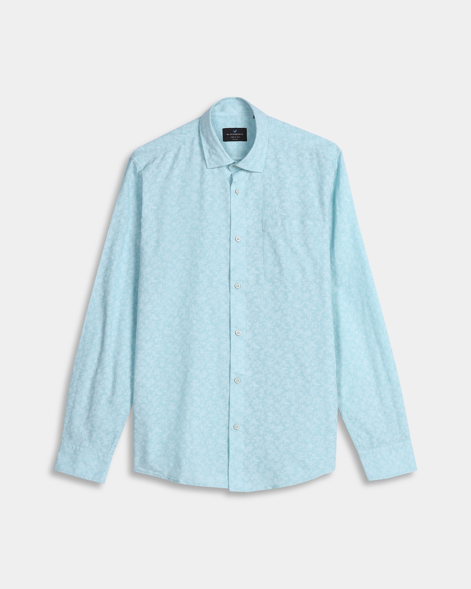 Mint Printed Shirt - Lavan