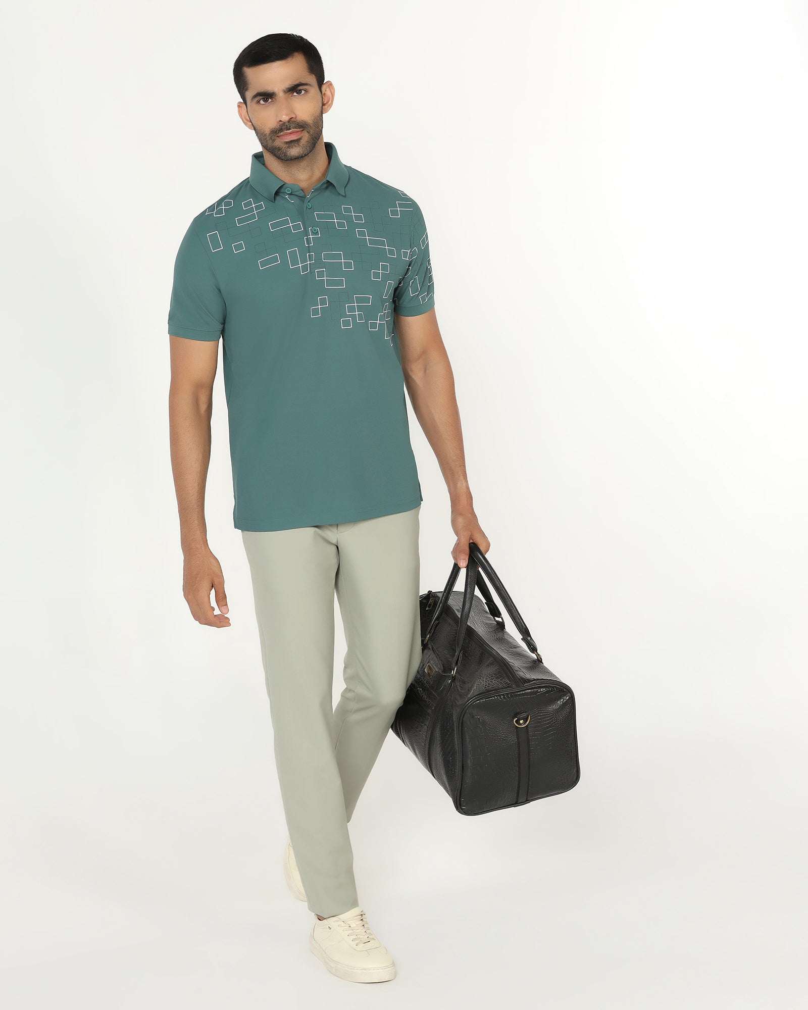 Mint Techpro Solid Trouser - Ashley
