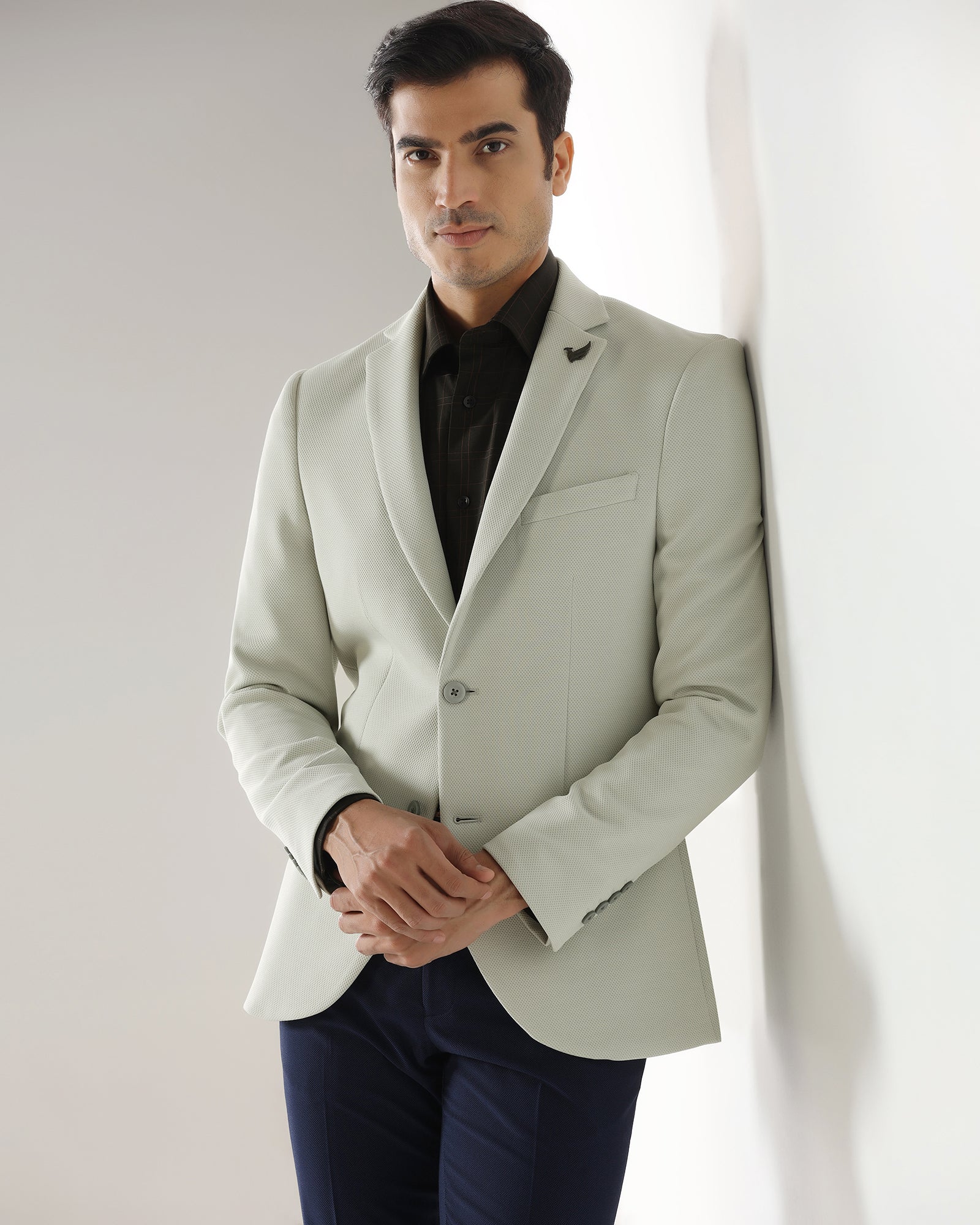 Mint Textured Blazer - Revlon